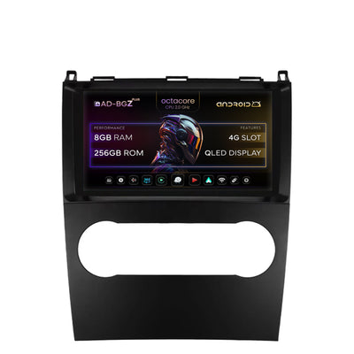 Navigatie Mercedes Benz A/B Class (2004-2011), Android, Z-Octacore / 8GB RAM + 256GB ROM, 9 Inch - AD-BGZ9008+AD-BGRKIT420