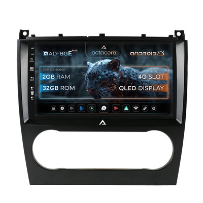 Navigatie Mercedes Benz C-CLASS W203 (2004-2011), Android, E-Octacore / 2GB RAM + 32GB ROM, 9 Inch - AD-BGE9002+AD-BGRKIT414