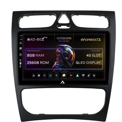 Navigatie Mercedes Benz C-Class W203 (2000-2005), Android, Z-Octacore / 8GB RAM + 256GB ROM, 9 INCH - AD-BGZ9008+AD-BGRKIT416