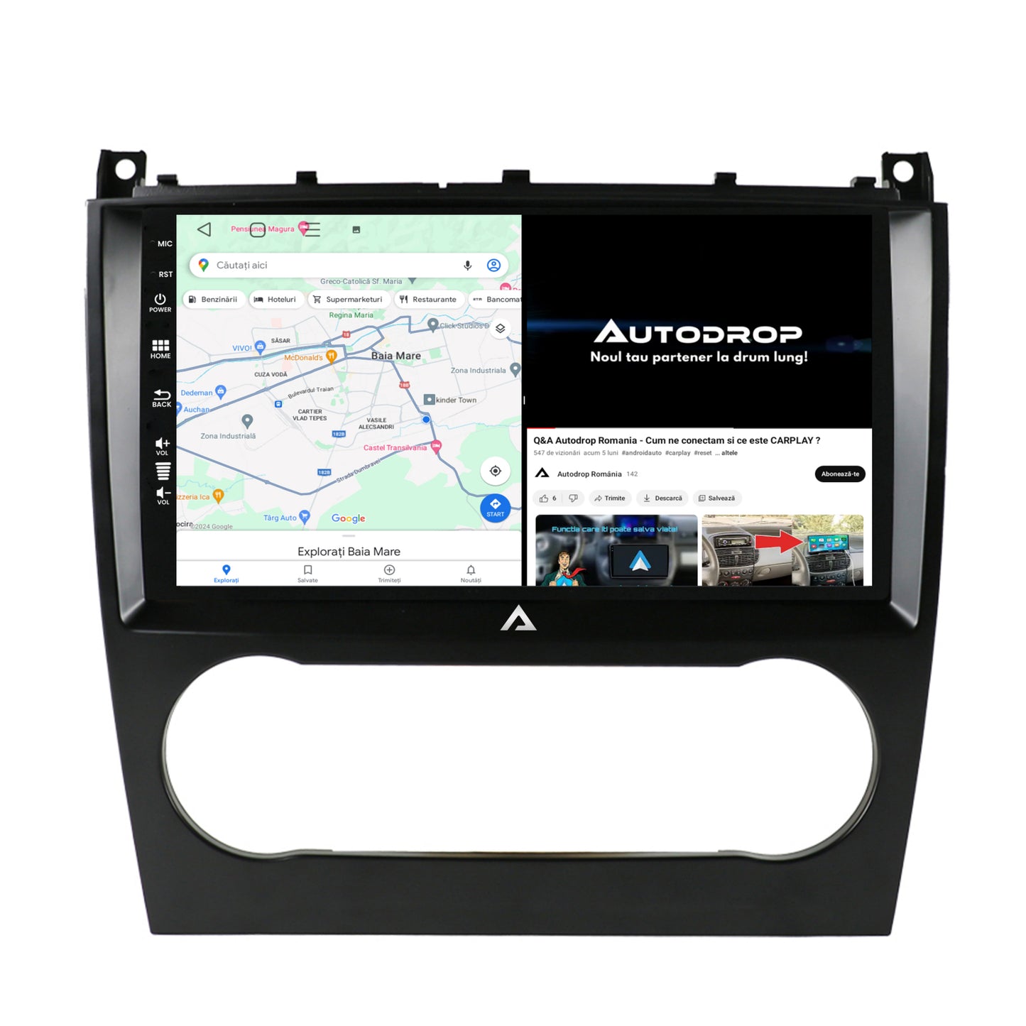 Navigatie Mercedes Benz G-Class W463 (2009-2012), Android, P-Octacore / 2GB RAM + 32GB ROM, 9 Inch - AD-BGP9002+AD-BGRKIT414v2