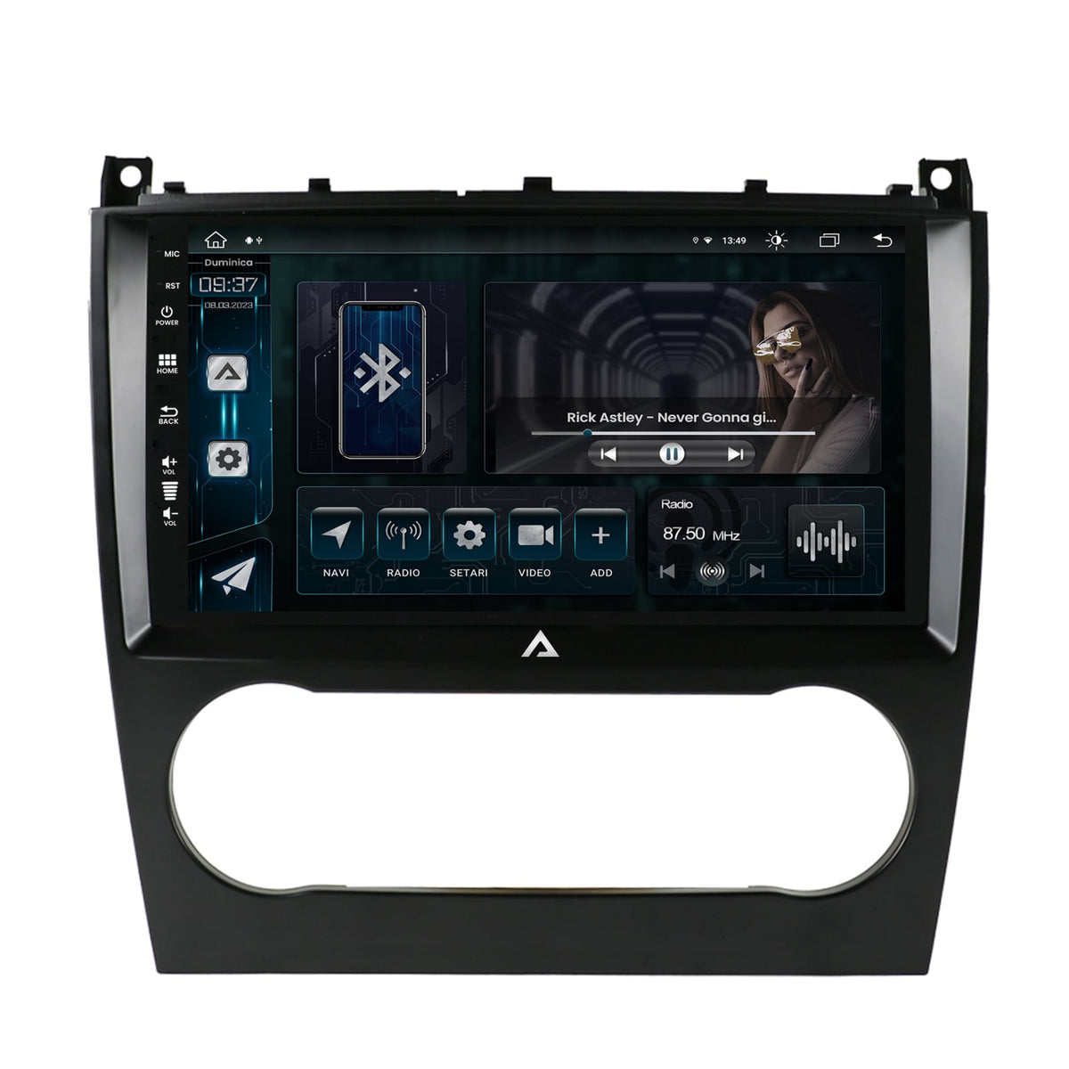 Navigatie Mercedes Benz G-Class W463 (2009-2012), Android, Z-Octacore / 8GB RAM + 256GB ROM, 9 INCH - AD-BGZ9008+AD-BGRKIT414v2