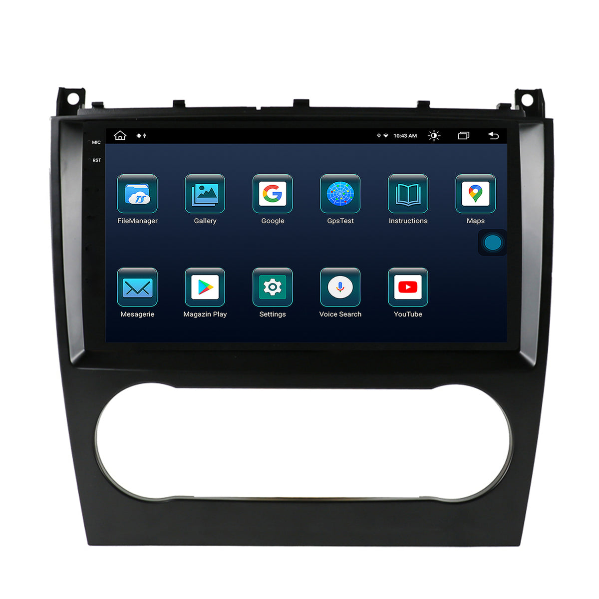 Navigatie Mercedes Benz G-Class W463 (2009-2012), Android, X-Octacore / 8GB RAM + 256GB ROM, 9.5 Inch - AD-BGX9008+AD-BGRKIT414v2