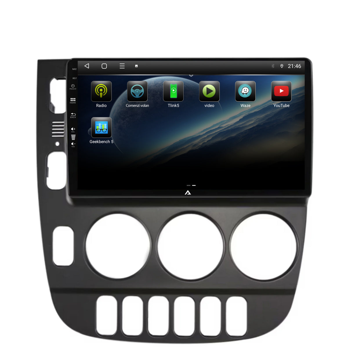 Navigatie Mercedes Benz ML W163 (1998-2005), Android, P-Octacore / 2GB RAM + 32GB ROM, 9 Inch - AD-BGP9002+AD-BGRKIT405V2