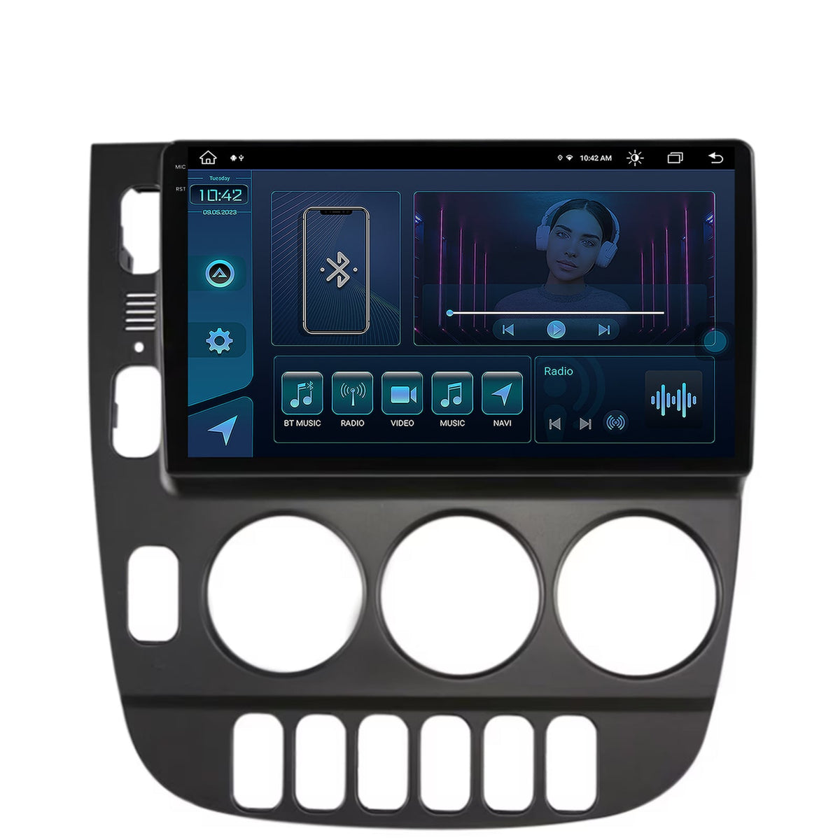 Navigatie Mercedes Benz ML W163 (1998-2005), Android, X-Octacore / 8GB RAM + 256GB ROM, 9.5 Inch - AD-BGX9008+AD-BGRKIT405V2