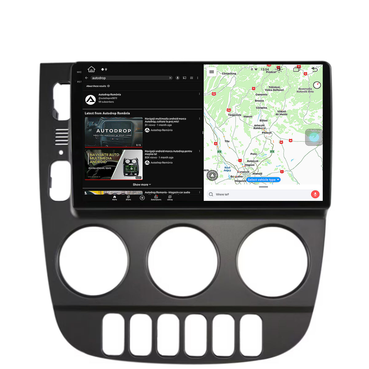 Navigatie Mercedes Benz ML W163 (1998-2005), Android, X-Octacore / 8GB RAM + 256GB ROM, 9.5 Inch - AD-BGX9008+AD-BGRKIT405V3