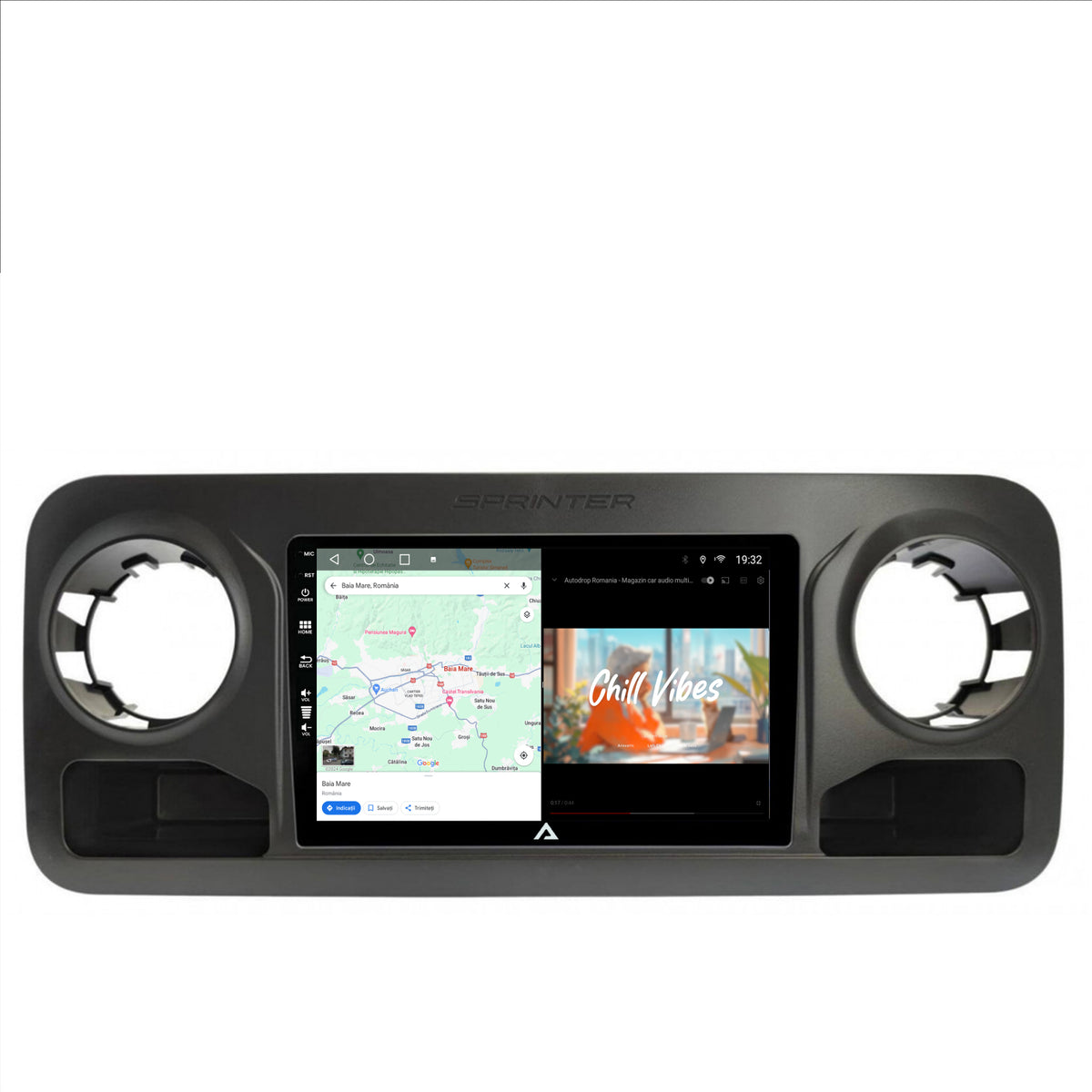 Navigatie Mercedes Benz Sprinter, Android, A-Octacore / 4GB RAM + 64GB ROM, 10.1 Inch - AD-BGA10004+AD-BGRKIT407v2