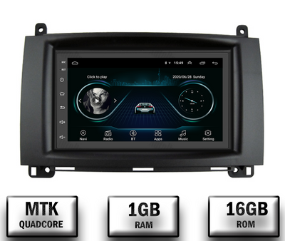 Navigatie Mercedes Benz Sprinter, Viano, Vito, A/B Class, Crafter, Android, P-Quadcore / 1GB RAM + 16GB ROM, 7 Inch - AD-BGP1001+AD-BGRBE0032DIN