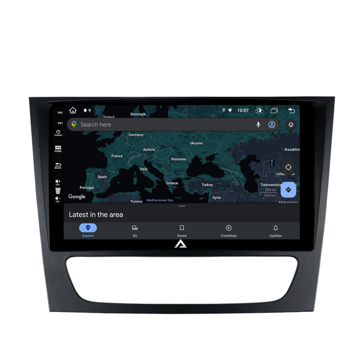 Navigatie Mercedes Benz W211/CLS, Android, Z-Octacore / 8GB RAM + 256GB ROM, 9 Inch - AD-BGZ9008+AD-BGRKIT415