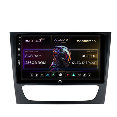 Navigatie Mercedes Benz W211/CLS, Android, Z-Octacore / 8GB RAM + 256GB ROM, 9 Inch - AD-BGZ9008+AD-BGRKIT415