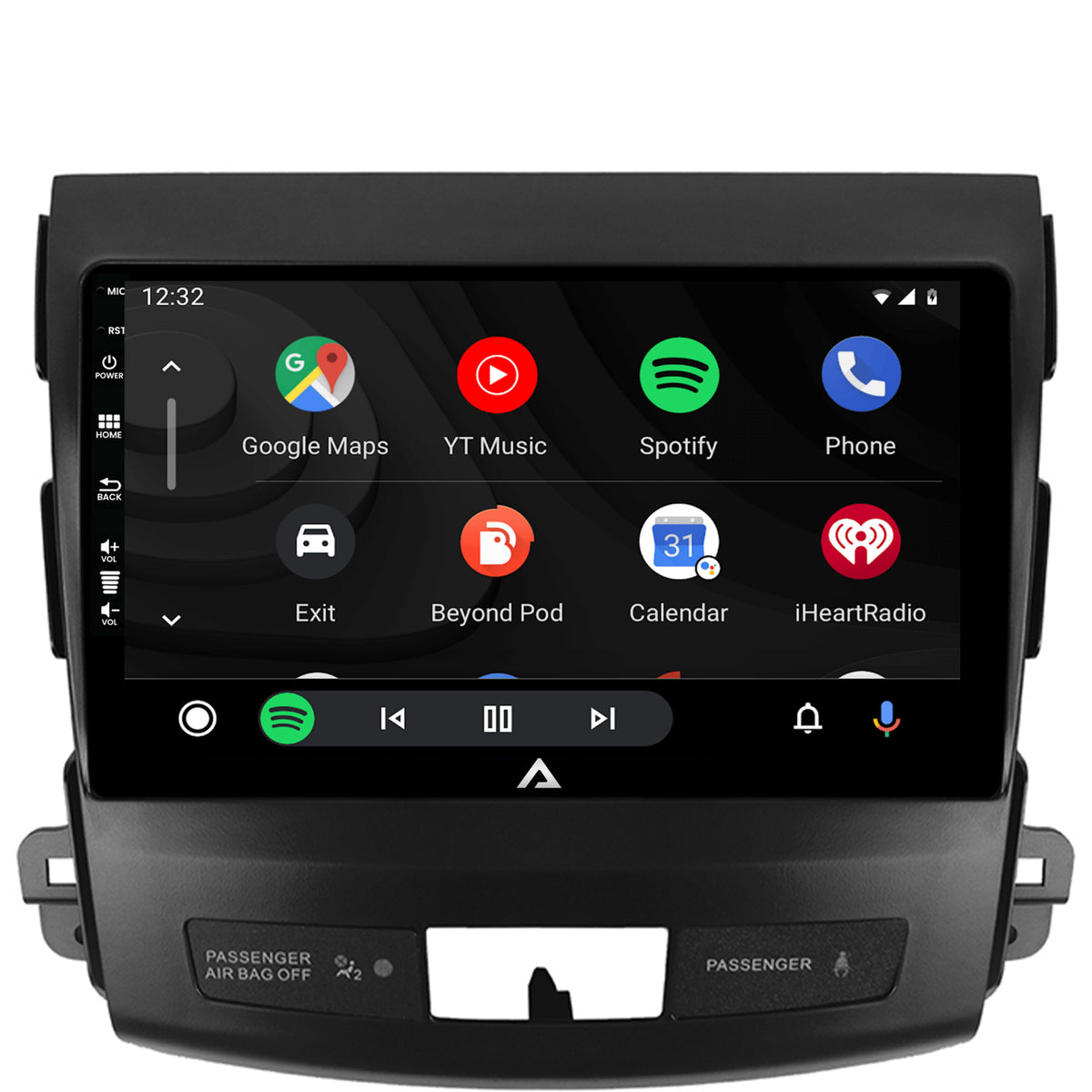 Navigatie Mitstubishi Outlander / Peugeot 4007 / Citroen C-Crosser, Android, A-Octacore / 4GB RAM + 64GB ROM, 9 Inch - AD-BGA9004+AD-BGRKIT276