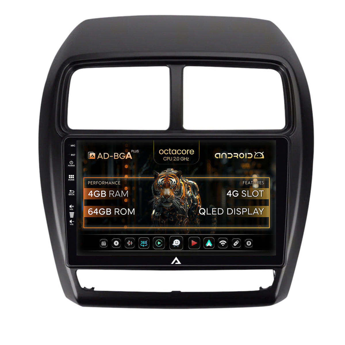 Navigatie Mitsubishi ASX (2016-2019), Android, A-Octacore / 4GB RAM + 64GB ROM, 9 Inch - AD-BGA9004+AD-BGRKIT267V2