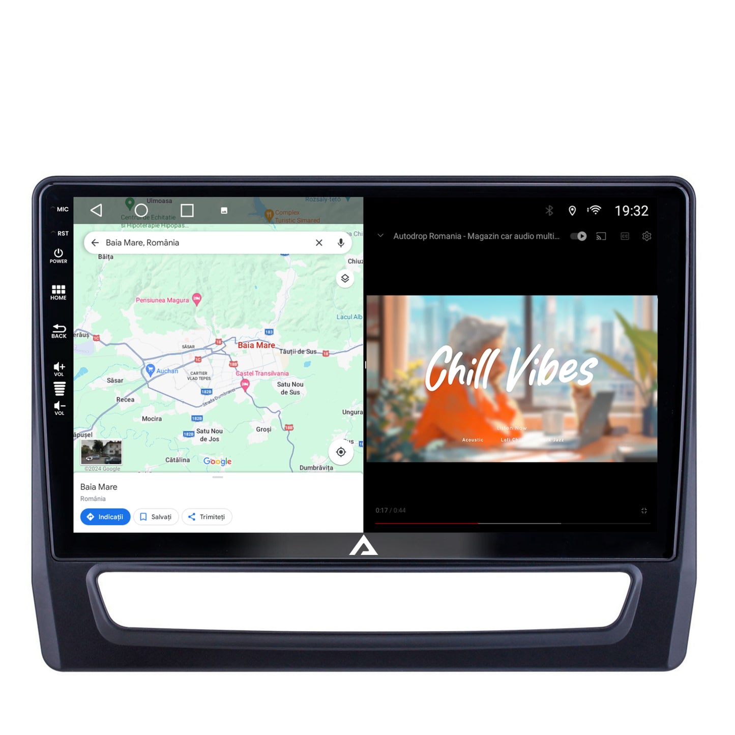 Navigatie Mitsubishi ASX (2019+), Android, A-Octacore / 4GB RAM + 64GB ROM, 10.1 Inch - AD-BGA10004+AD-BGRKIT267V4