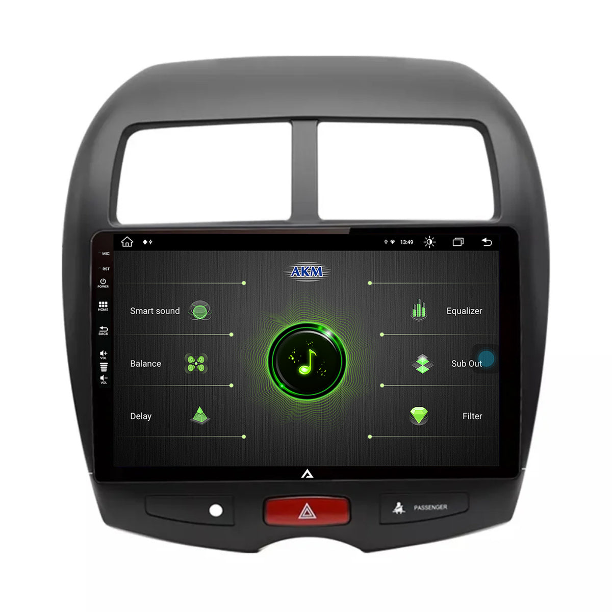Navigatie Mitsubishi ASX / Peugeot 4008 (2010-2018), Android, Z-Octacore / 8GB RAM + 256GB ROM, 10.1 Inch - AD-BGZ10008+AD-BGRKIT267