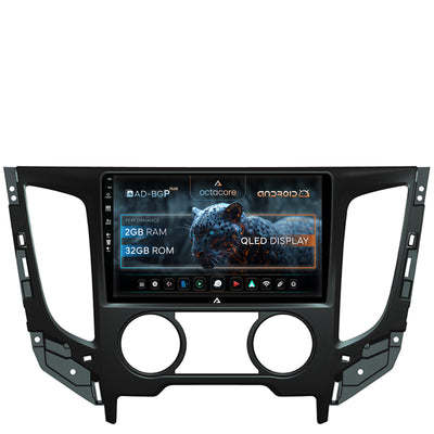 Navigatie Mitsubishi L200 (2014-2020), Android, P-Octacore / 2GB RAM + 32GB ROM, 9 Inch - AD-BGP9002+AD-BGRKIT273