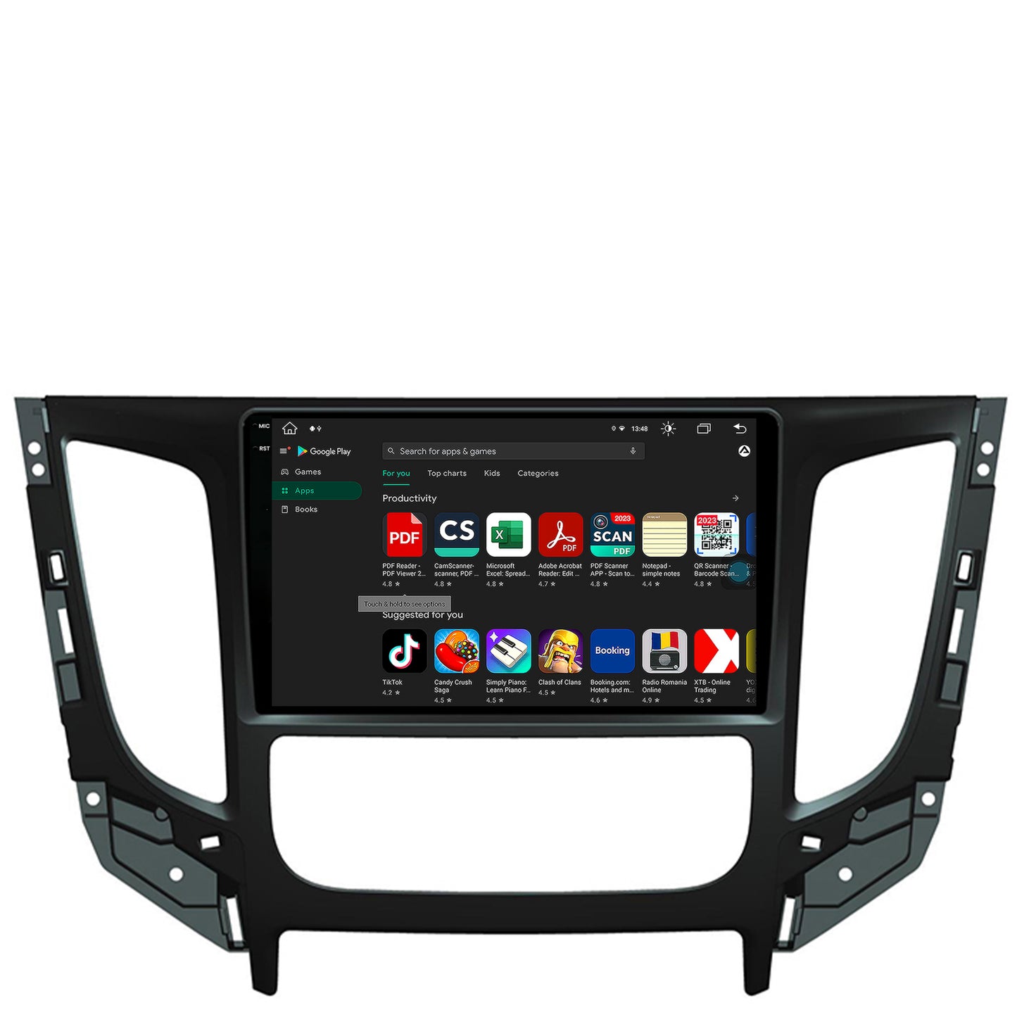 Navigatie Mitsubishi L200 (2014-2020), Android, V-Octacore / 4GB RAM + 64GB ROM, 9.5 Inch - AD-BGV9004+AD-BGRKIT274