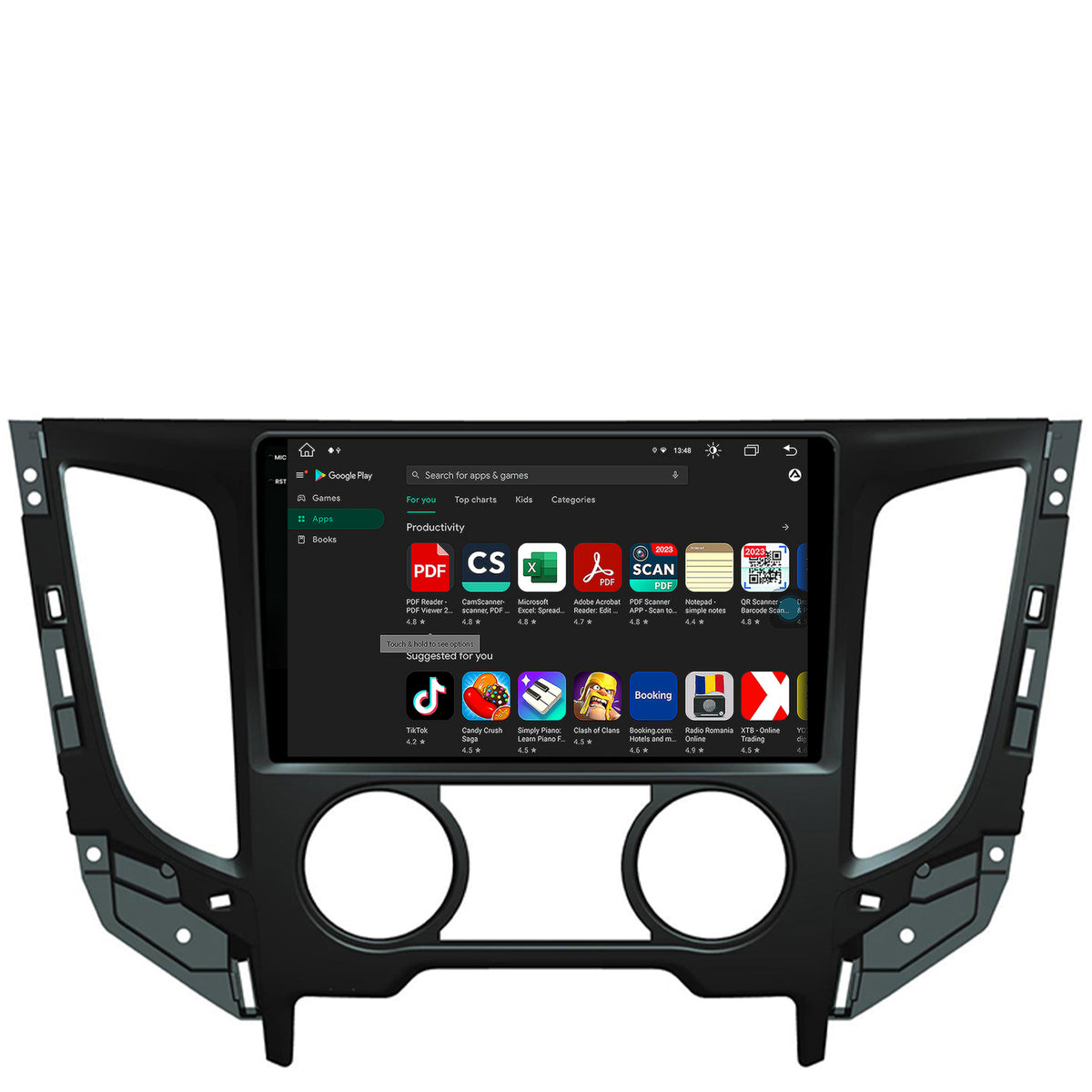 Navigatie Mitsubishi L200 (2014-2020), Android, X-Octacore / 8GB RAM + 256GB ROM, 9.5 Inch - AD-BGX9008+AD-BGRKIT273