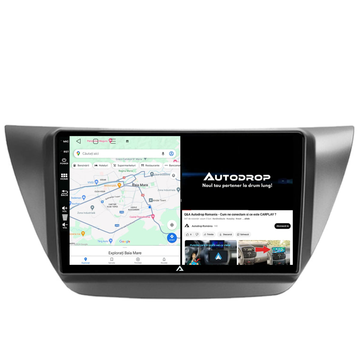 Navigatie Mitsubishi Lancer (2003-2007), Android, E-Octacore / 2GB RAM + 32GB ROM, 9 Inch - AD-BGE9002+AD-BGRKIT282