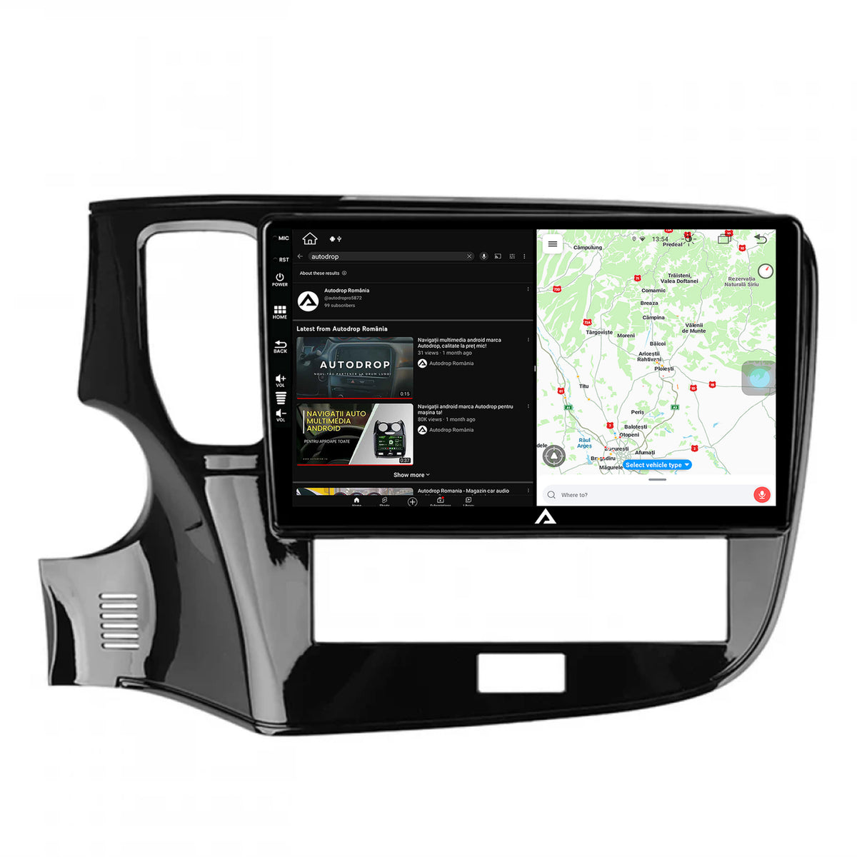 Navigatie Mitsubishi Outlander (2019-2021), Android, Z-Octacore / 8GB RAM + 256GB ROM, 10.1 Inch - AD-BGZ10008+AD-BGRKIT281