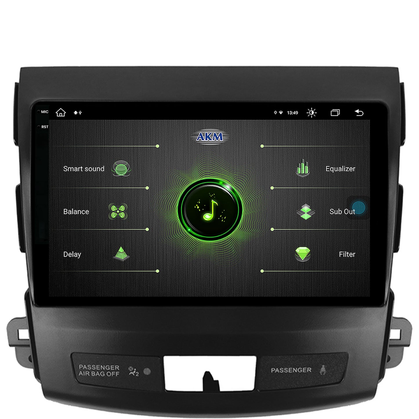 Navigatie Mitsubishi Outlander / Peugeot 4007 / Citron C-Crosser, Android, X-Octacore / 8GB RAM + 256GB ROM, 9.5 Inch - AD-BGX9008+AD-BGRKIT276
