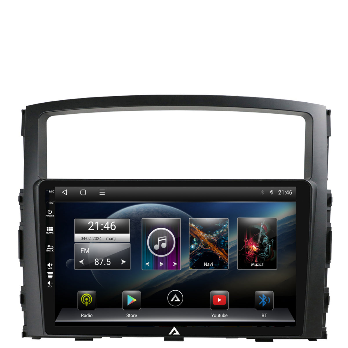 Navigatie Mitsubishi Pajero (2006-2014), Android, E-Octacore / 2GB RAM + 32GB ROM, 9 Inch - AD-BGE9002+AD-BGRKIT271