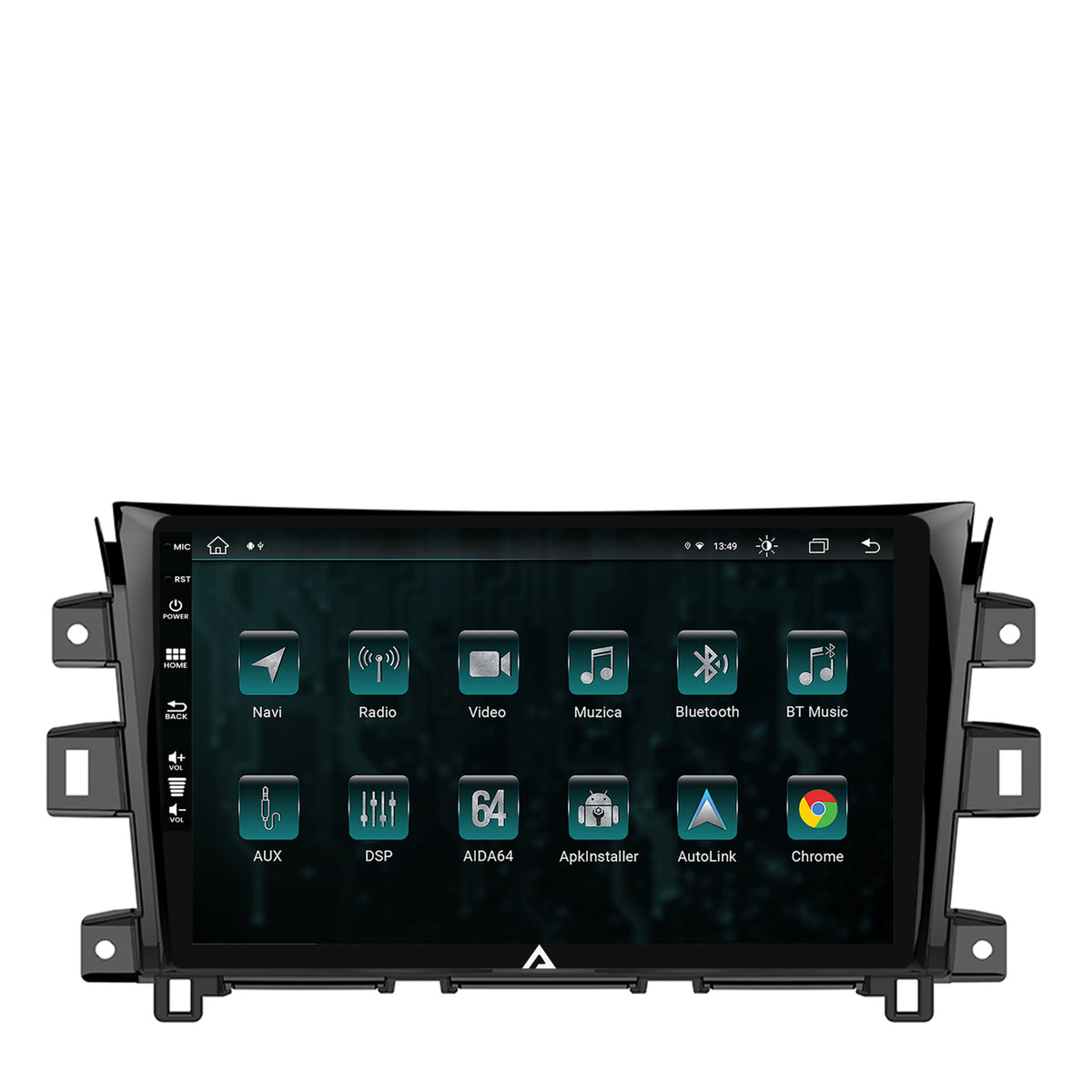 Navigatie Nissan Navara (2015+), Android, Z-Octacore / 8GB RAM + 256GB ROM, 10.1 Inch - AD-BGZ10008+AD-BGRKIT163