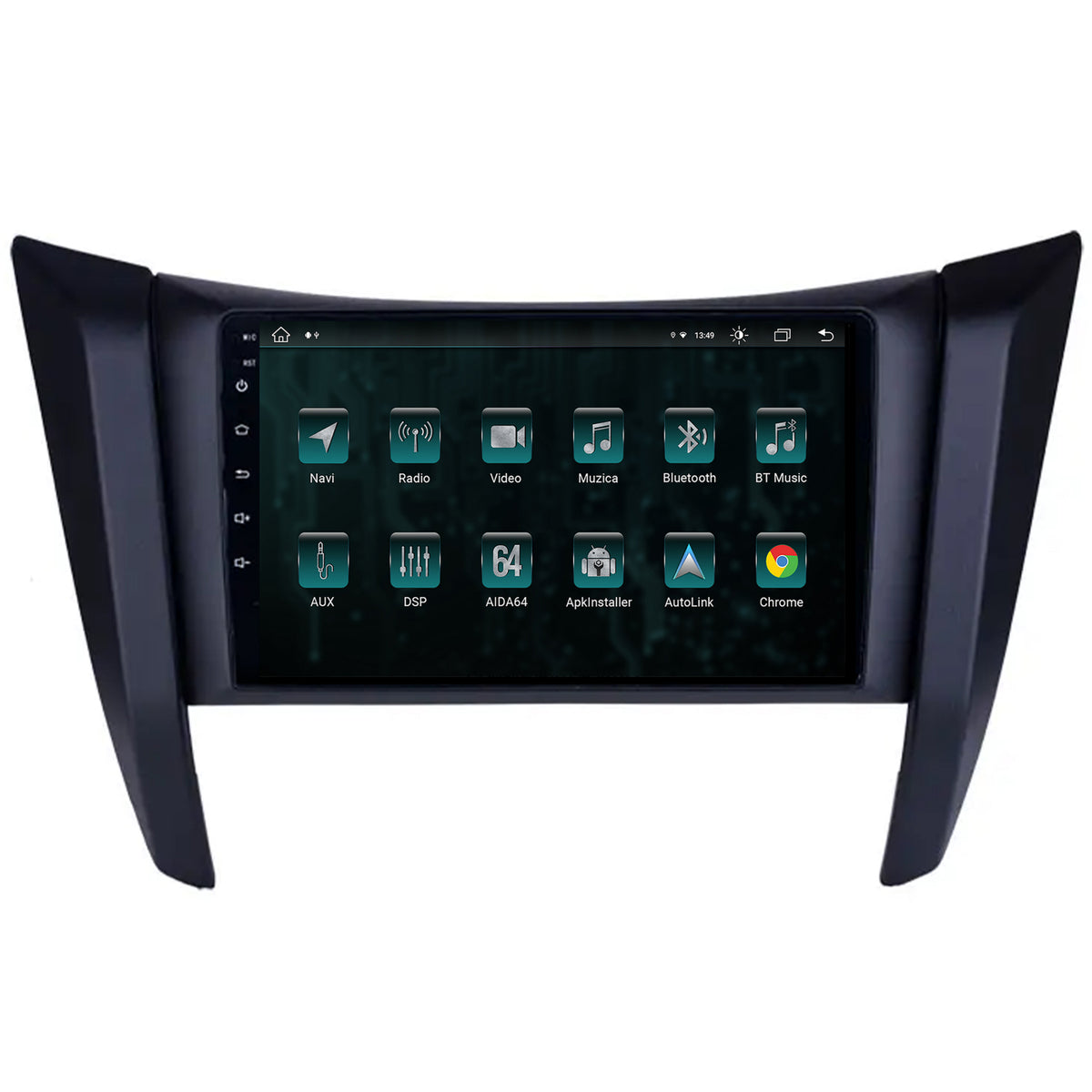 Navigatie Nissan Navara (2015+), Android, Z-Octacore / 8GB RAM + 256GB ROM, 9 Inch - AD-BGZ9008+AD-BGRKIT163v2