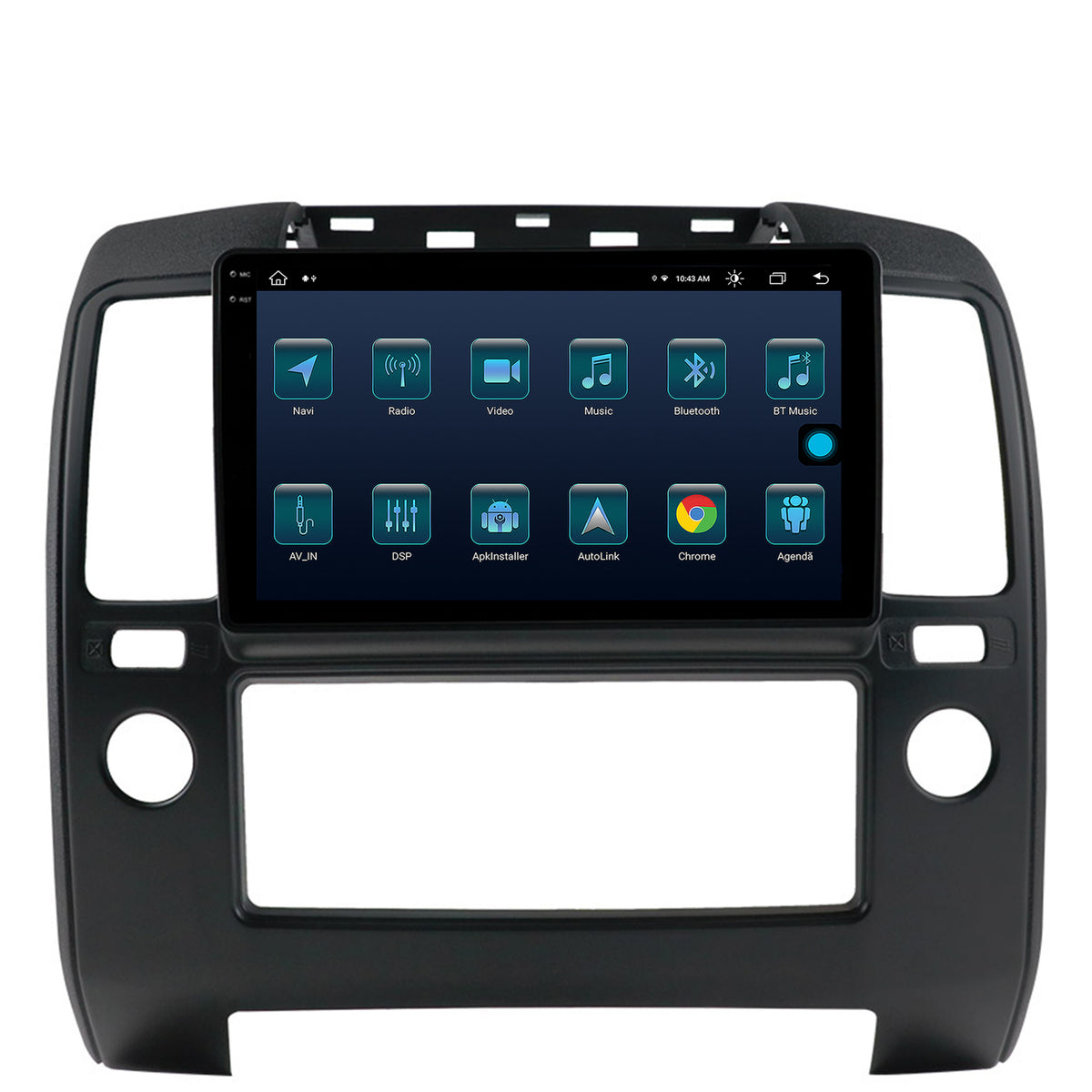 Navigatie Nissan navara, Android, X-Octacore / 8GB RAM + 256GB ROM, 9.5 Inch - AD-BGX9008+AD-BGRKIT170
