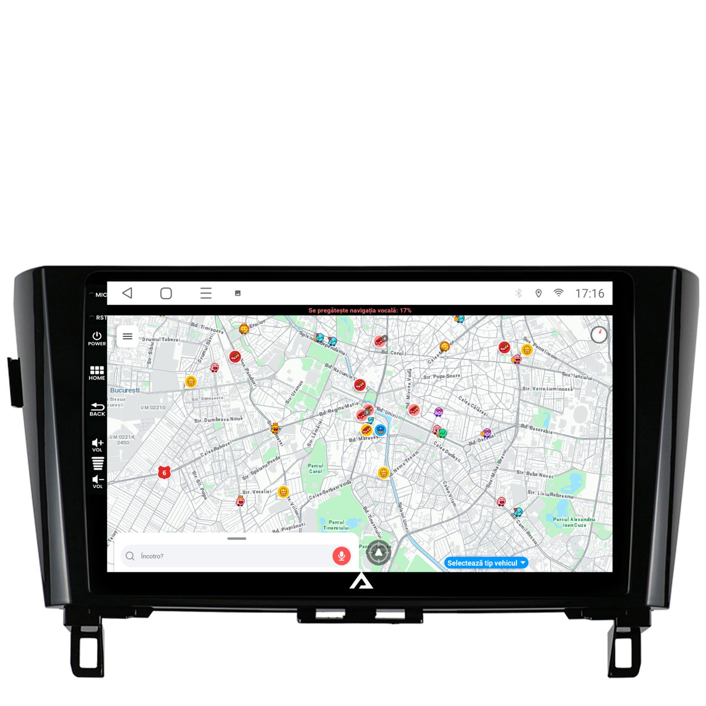 Navigatie Nissan Qashqai / X-Trail (2013+), Android, E-Octacore / 2GB RAM + 32GB ROM, 10.1 Inch - AD-BGE10002+AD-BGRKIT162