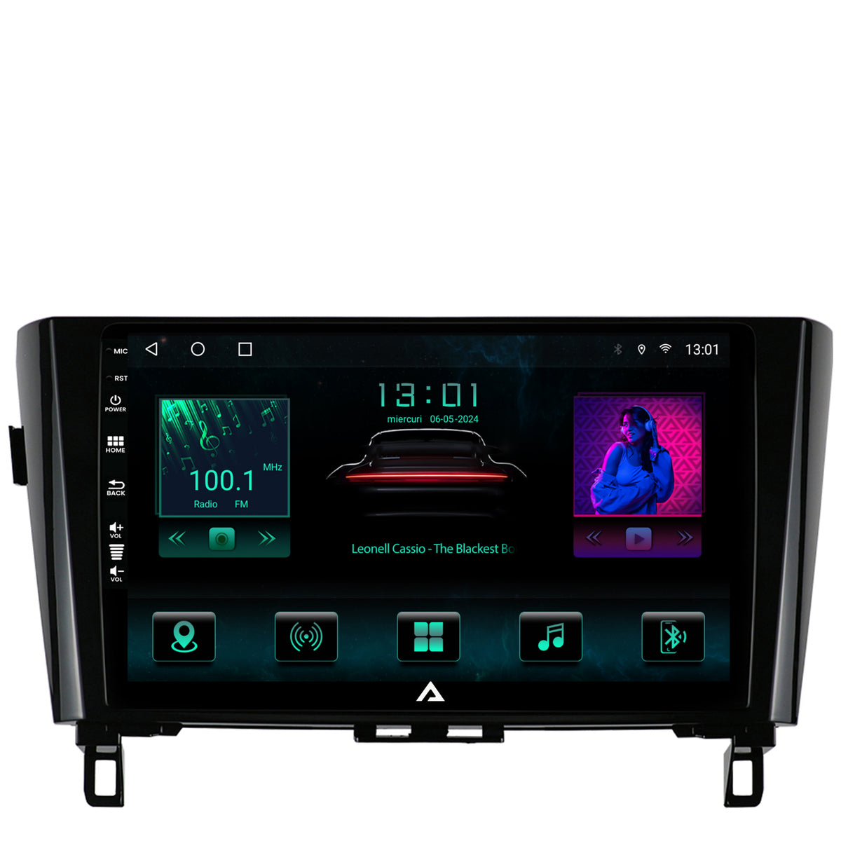Navigatie Nissan Qashqai / X-Trail (2013+), Android, A-Octacore / 4GB RAM + 64GB ROM, 10.1 Inch - AD-BGA10004+AD-BGRKIT162