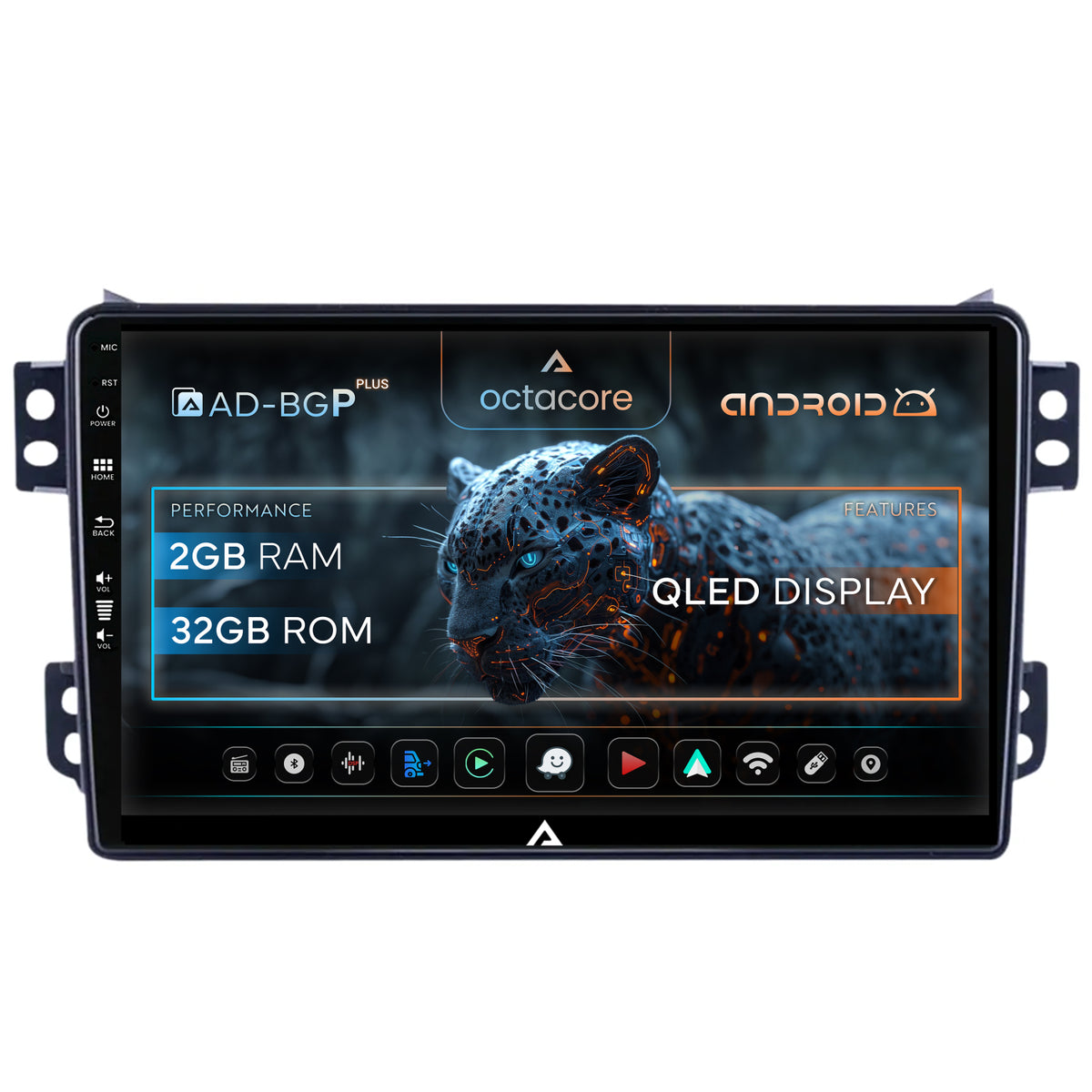 Navigatie Opel Agila / Suzuki Splash (2007-2014), Android, P-Octacore / 2GB RAM + 32GB ROM, 9 Inch - AD-BGP9002+AD-BGRKIT388V2