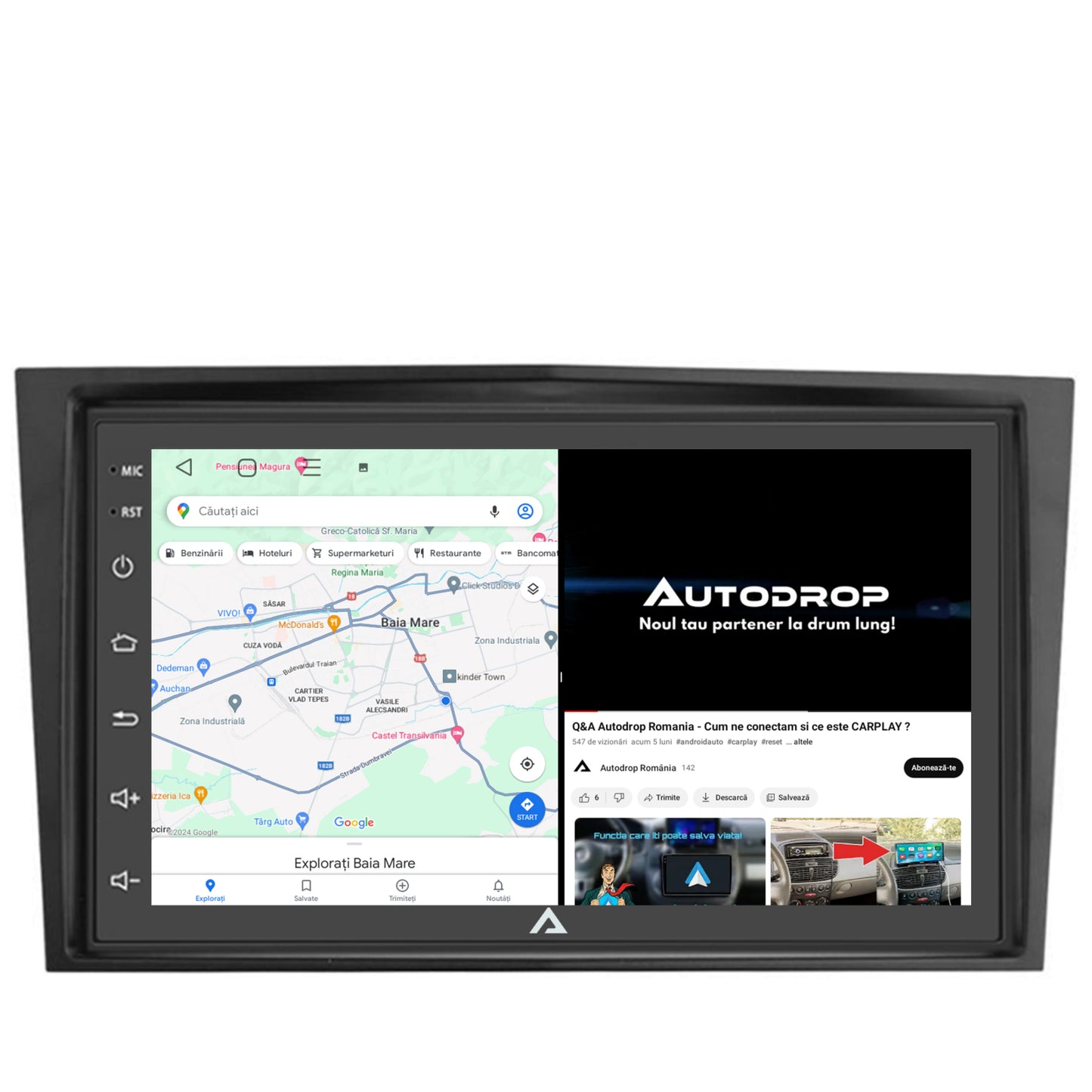 Navigatie Opel, Android, P-Octacore / 2GB RAM + 32GB ROM, 7 Inch - AD-BGP1002+AD-BGROP002