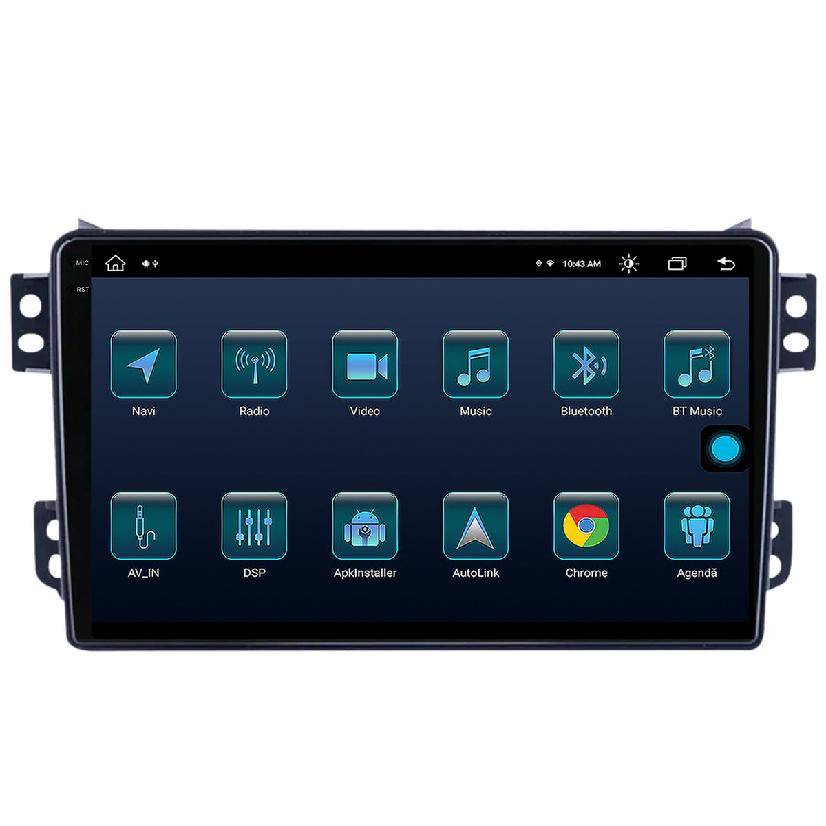 Navigatie Opel Agila / Suzuki Splash (2007-2014), Android, X-Octacore / 8GB RAM + 256GB ROM, 9.5 Inch - AD-BGX9008+AD-BGRKIT388V2