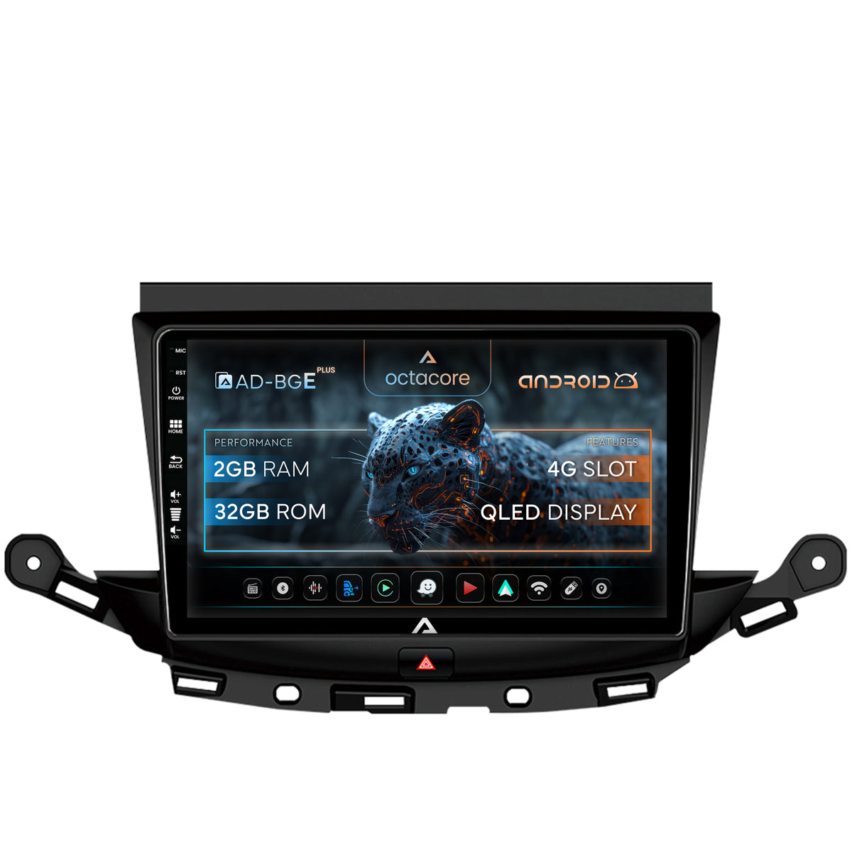 Navigatie Opel Astra K, Android, E-Octacore / 2GB RAM + 32GB ROM, 9 Inch - AD-BGE9002+AD-BGRKIT251