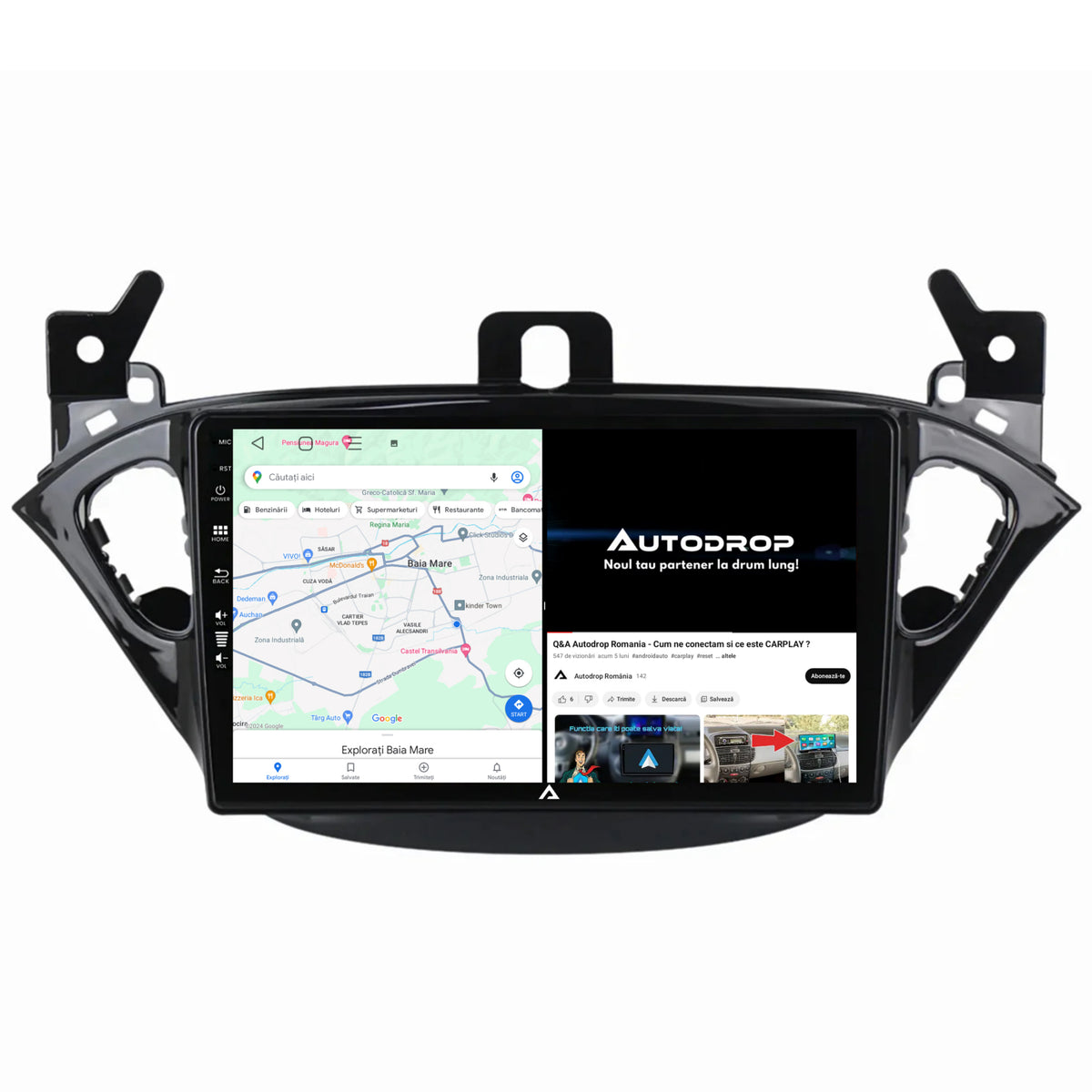 Navigatie Opel Corsa E / Adam (2013-2019), Android, E-Octacore / 2GB RAM + 32GB ROM, 9 Inch - AD-BGE9002+AD-BGRKIT387