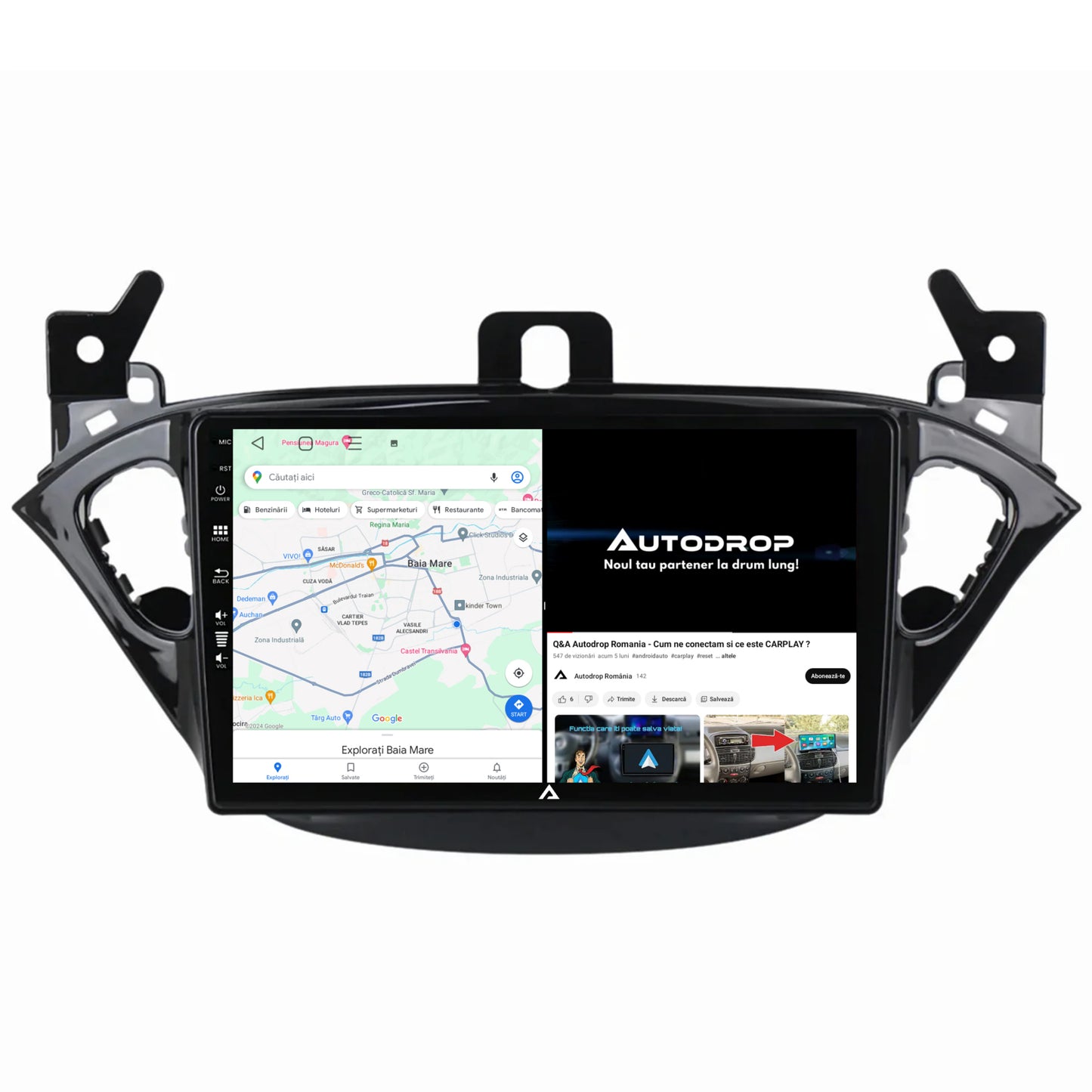 Navigatie Opel Corsa E / Adam (2013-2019), Android, E-Octacore / 2GB RAM + 32GB ROM, 9 Inch - AD-BGE9002+AD-BGRKIT387
