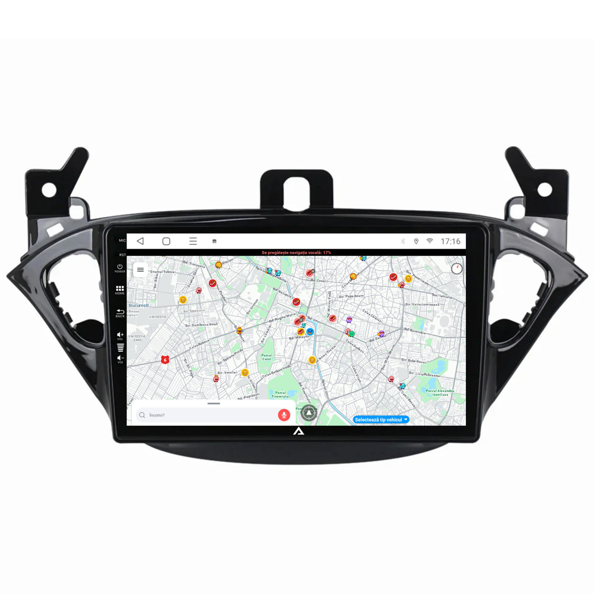 Navigatie Opel Corsa E / Adam (2013-2019), Android, E-Octacore / 2GB RAM + 32GB ROM, 9 Inch - AD-BGE9002+AD-BGRKIT387