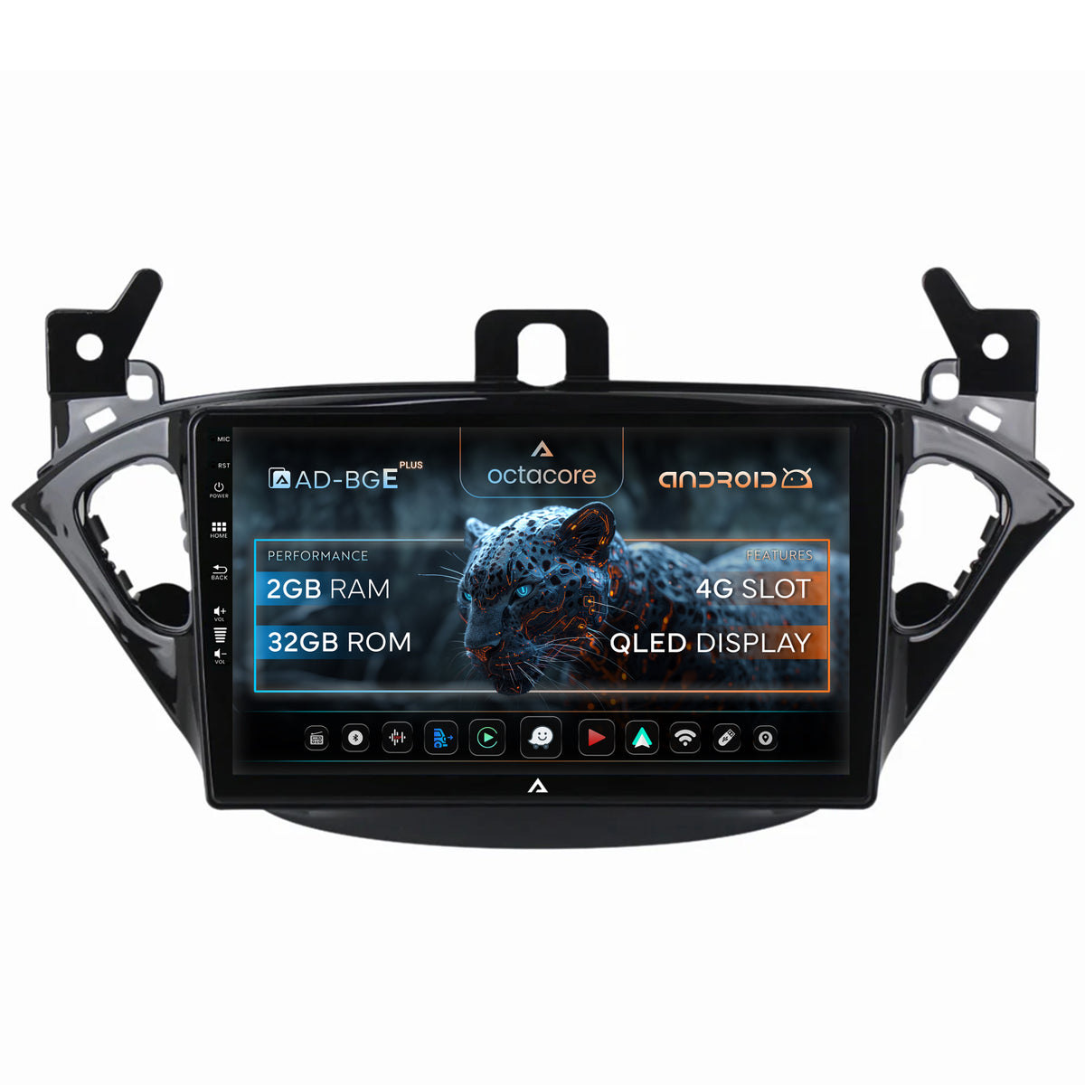 Navigatie Opel Corsa E / Adam (2013-2019), Android, E-Octacore / 2GB RAM + 32GB ROM, 9 Inch - AD-BGE9002+AD-BGRKIT387