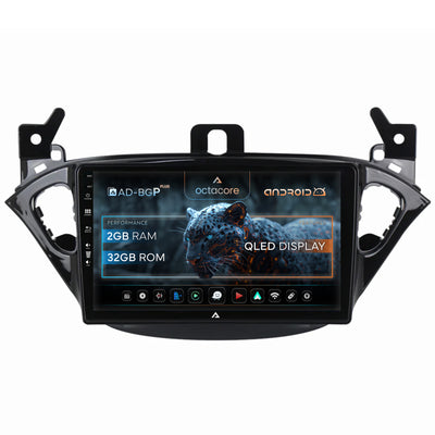 Navigatie Opel Corsa E / Adam (2013-2019), Android, P-Octacore / 2GB RAM + 32GB ROM, 9 Inch - AD-BGP9002+AD-BGRKIT387