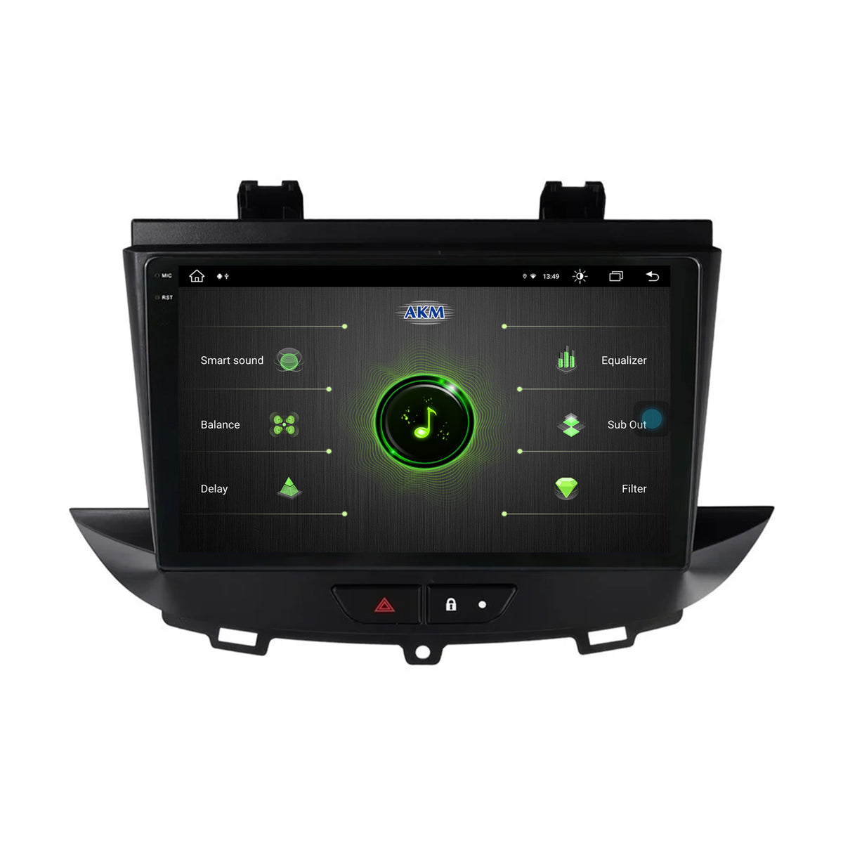Navigatie Opel Grandland X / Opel Crossland X (2017-2021), Android, X-Octacore / 8GB RAM + 256GB ROM, 9.5 Inch - AD-BGX9008+AD-BGRKIT354