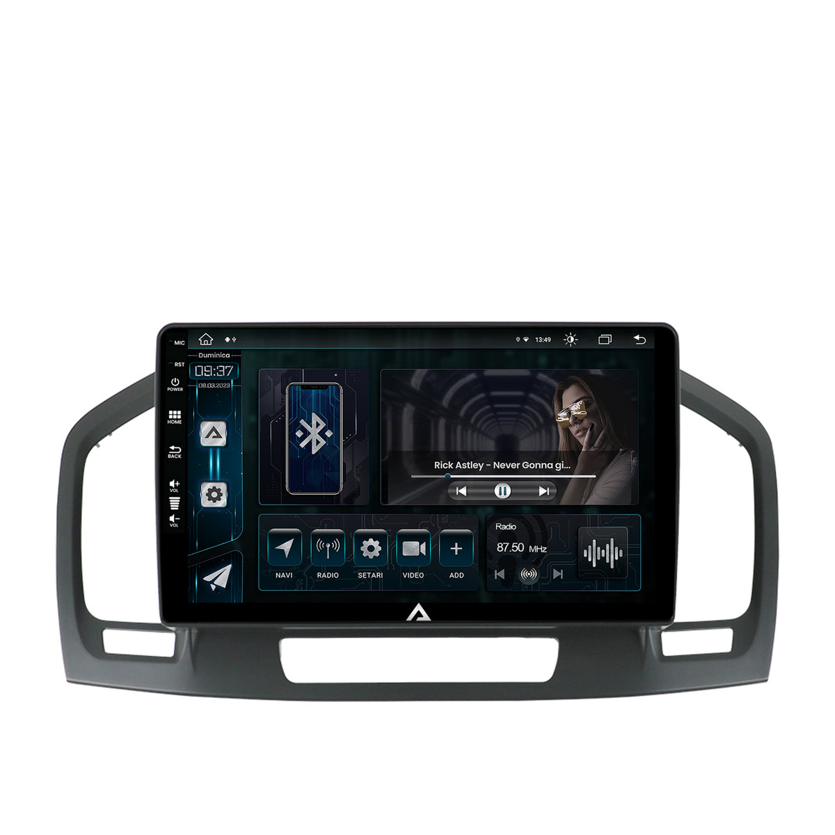 Navigatie Opel Insignia (2008-2013), Android, Z-Octacore / 8GB RAM + 256GB ROM, 9 Inch - AD-BGZ9008+AD-BGRKIT254