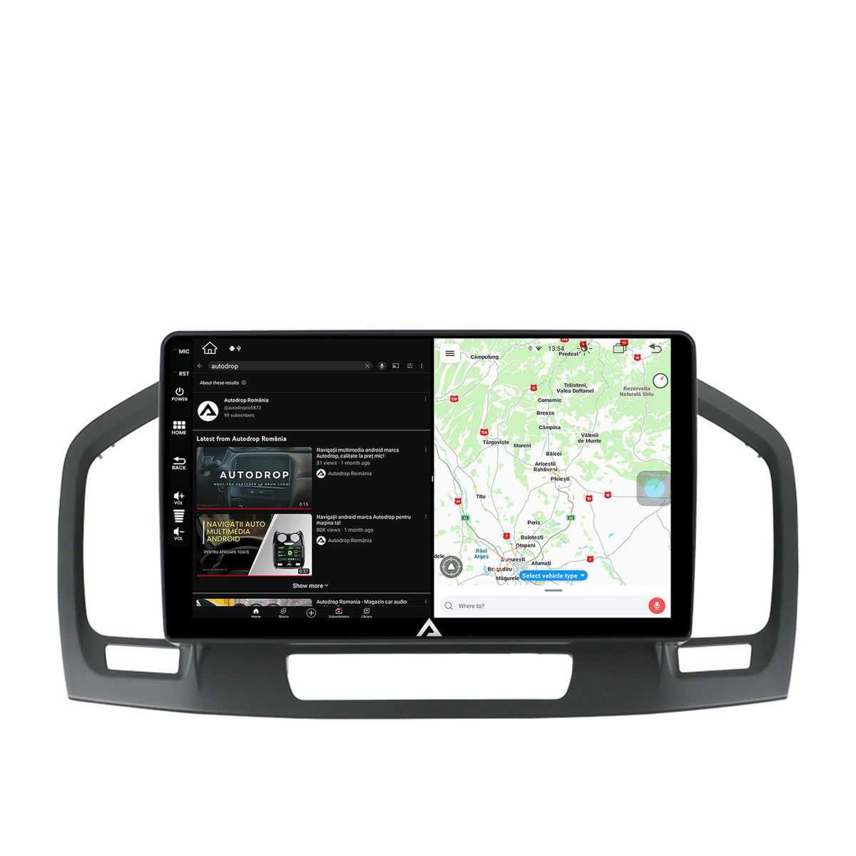 Navigatie Opel Insignia (2008-2013), Android, Z-Octacore / 8GB RAM + 256GB ROM, 9 Inch - AD-BGZ9008+AD-BGRKIT254
