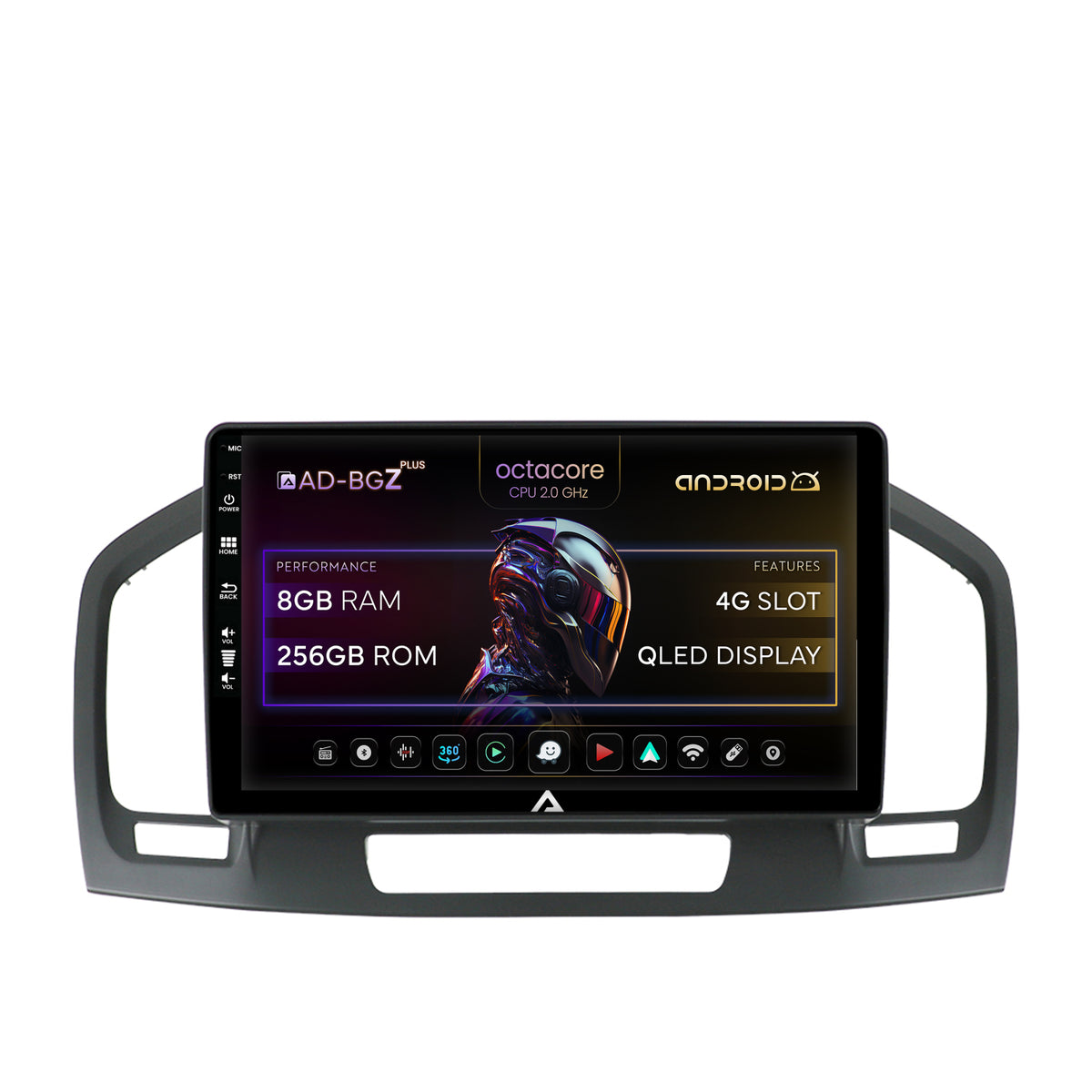 Navigatie Opel Insignia (2008-2013), Android, Z-Octacore / 8GB RAM + 256GB ROM, 9 Inch - AD-BGZ9008+AD-BGRKIT254