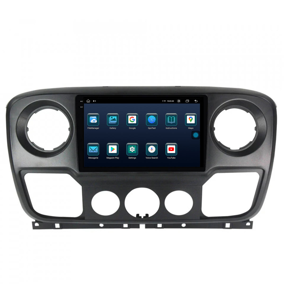 Navigatie Opel Movano / Renault Master / Nissan NV400 (2011-2021), Android, X-Octacore / 8GB RAM + 256GB ROM, 10.36 Inch - AD-BGX10008+AD-BGRKIT388V2