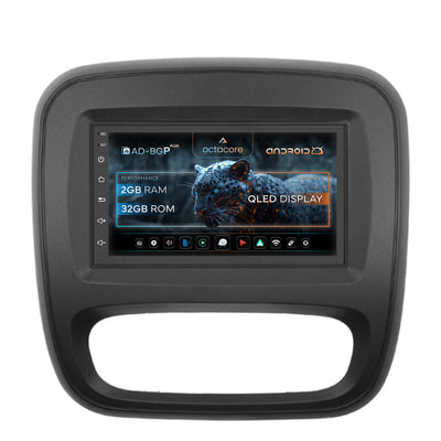 Navigatie Opel Vivaro / Renault Traffic (2014+), Android, P-Octacore / 2GB RAM + 32GB ROM, 7 Inch - AD-BGP1002+AD-BGRRE017