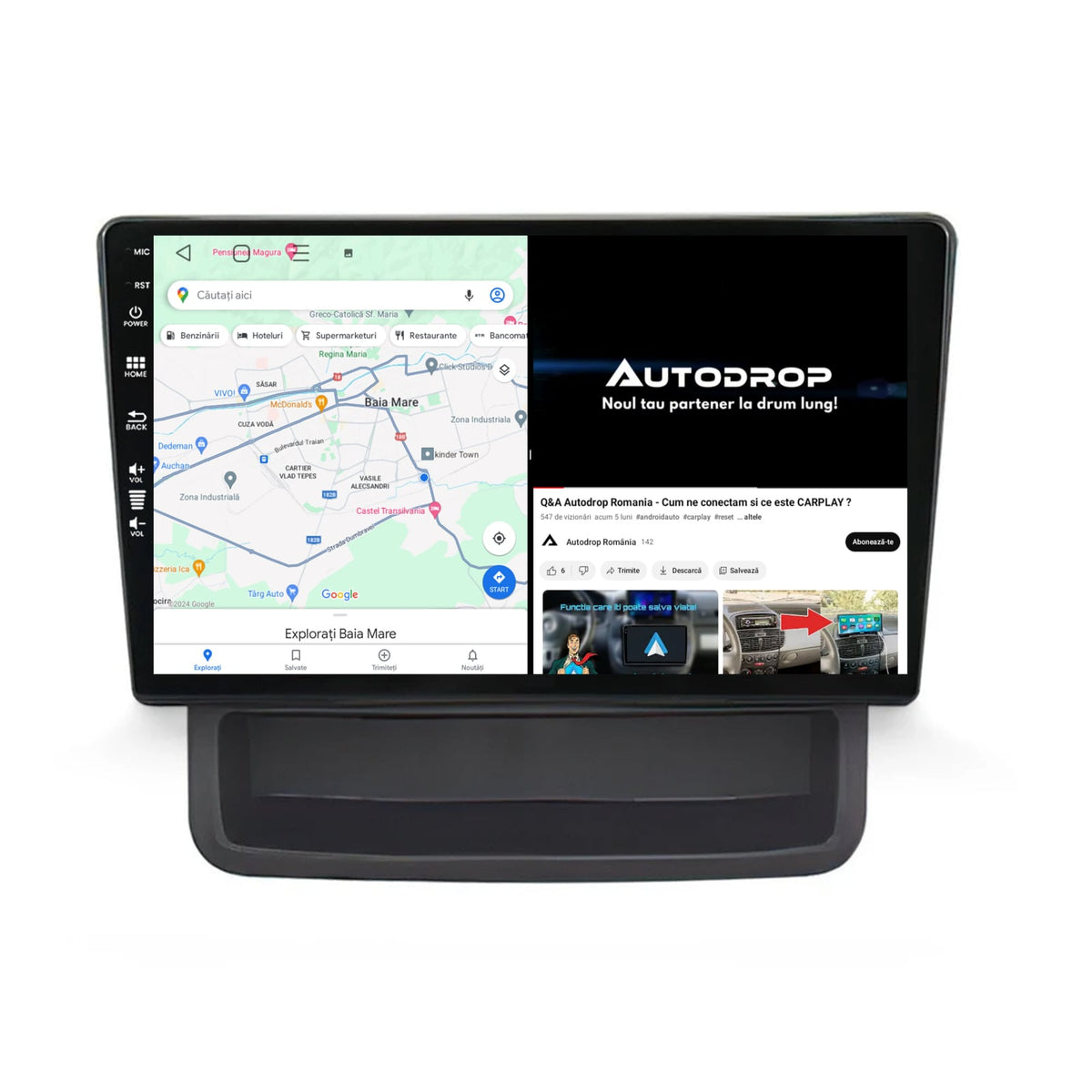 Navigatie Opel Vivaro / Renault Trafic (2010-2014), Android, P-Octacore / 2GB RAM + 32GB ROM, 10.1 Inch - AD-BGP10002+AD-BGRKIT392