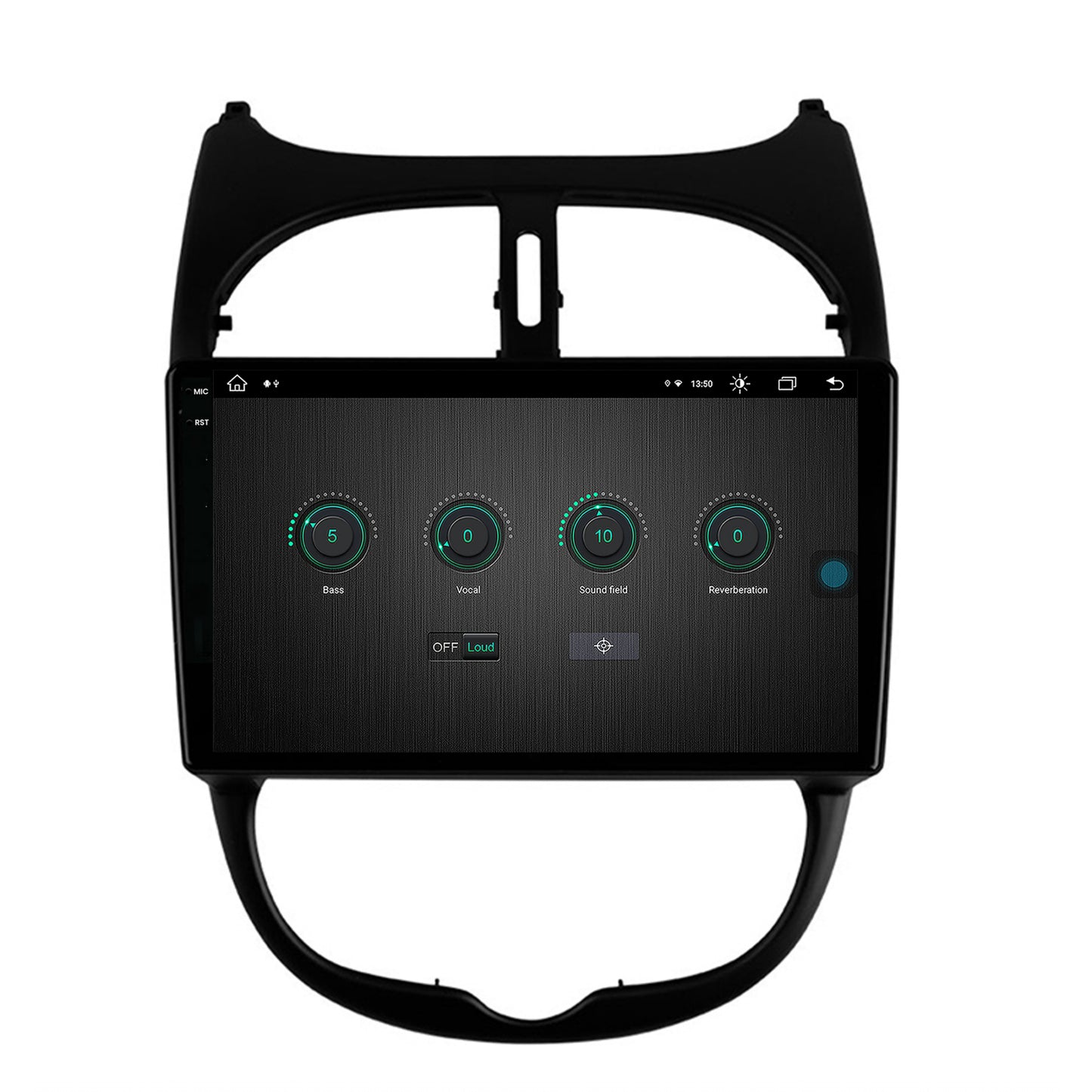 Navigatie Peugeot 206 (1998-2012), Android, X-Octacore / 8GB RAM + 256GB ROM, 9.5 Inch - AD-BGX9008+AD-BGRKIT262