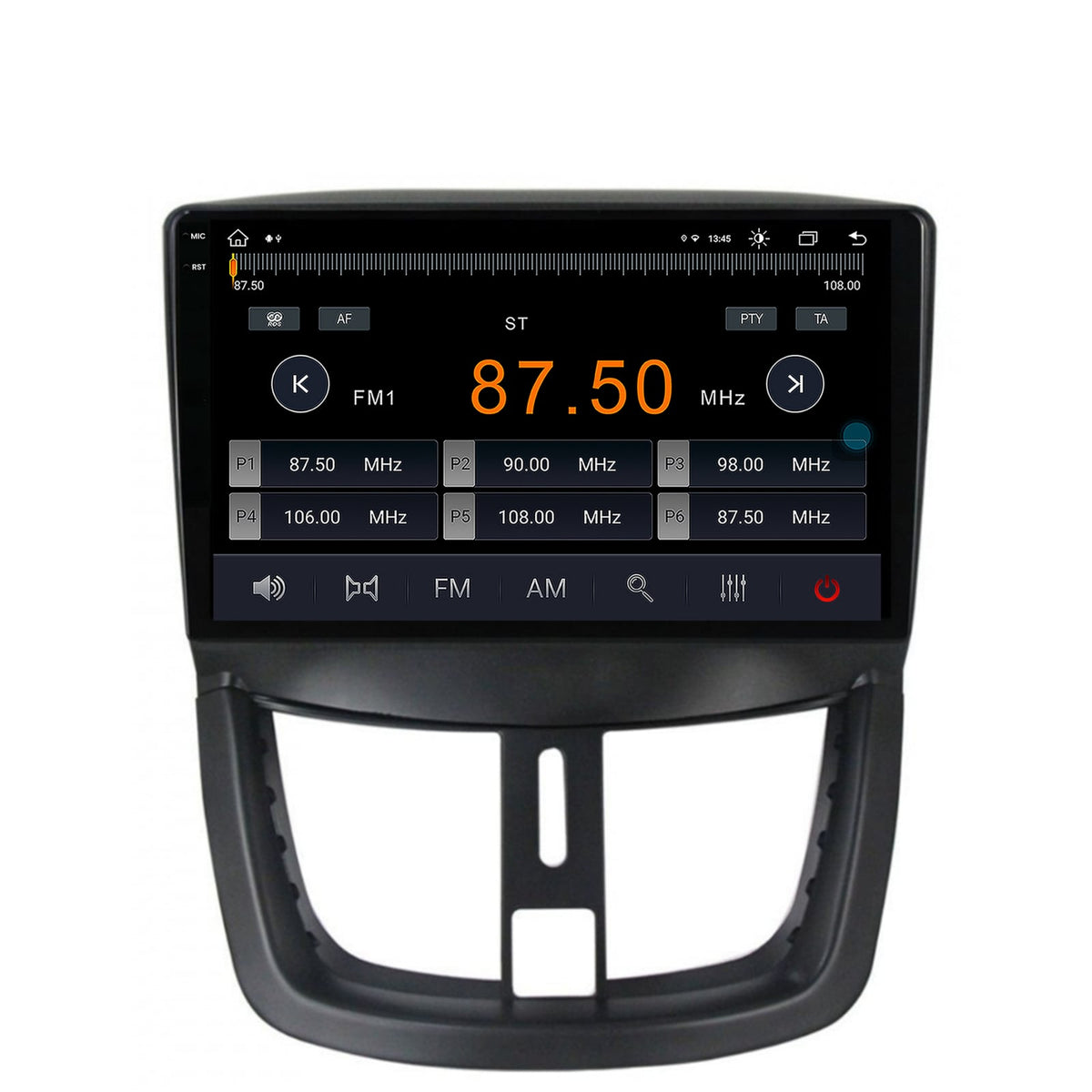 Navigatie Peugeot 207, Android, X-Octacore / 8GB RAM + 256GB ROM, 9.5 Inch - AD-BGX9008+AD-BGRKIT263