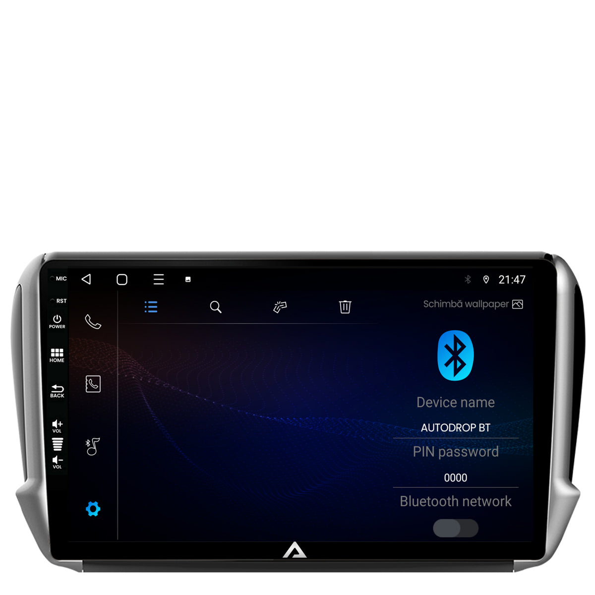 Navigatie Peugeot 208/2008 (2012+), Android, E-Octacore / 2GB RAM + 32GB ROM, 10.1 Inch - AD-BGE10002+AD-BGRKIT258