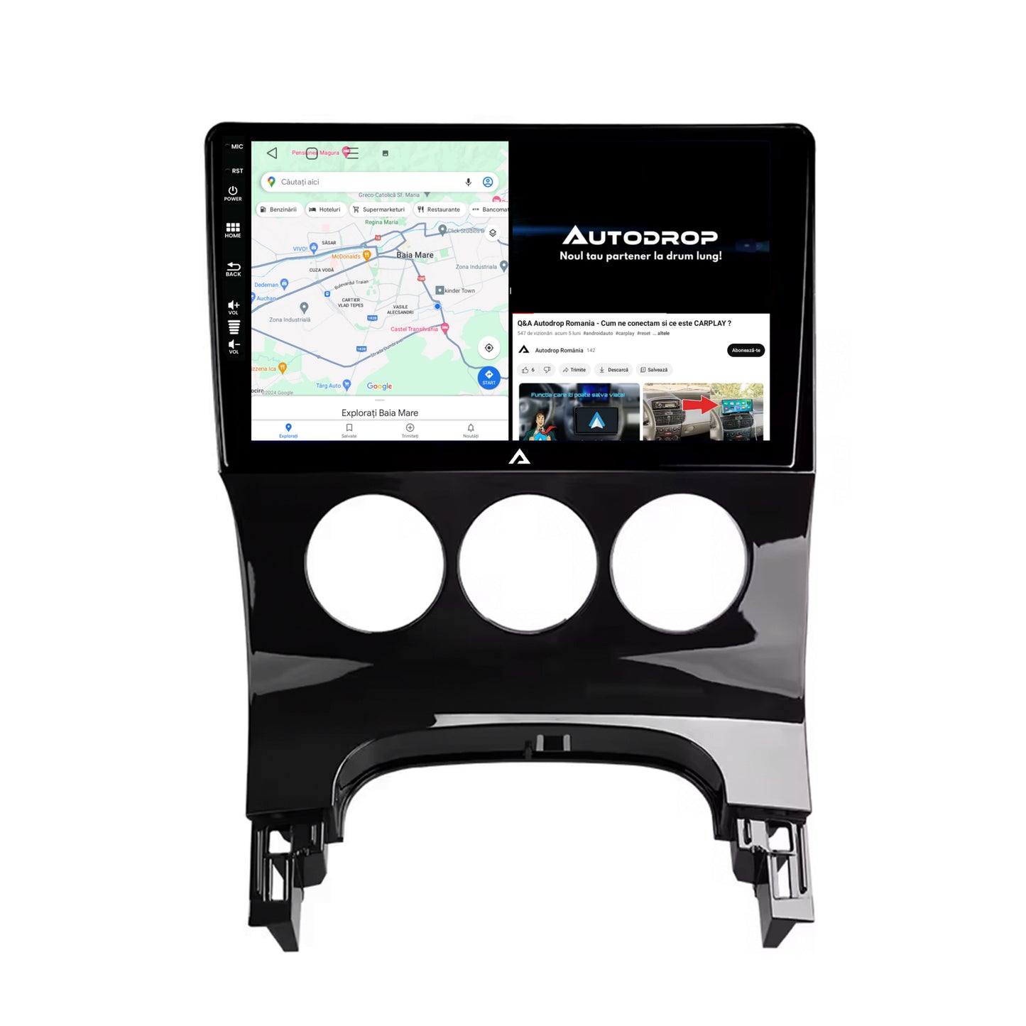 Navigatie Peugeot 3008/5008, Android, A-Octacore / 4GB RAM + 64GB ROM, 9 Inch - AD-BGA9004+AD-BGRKIT260