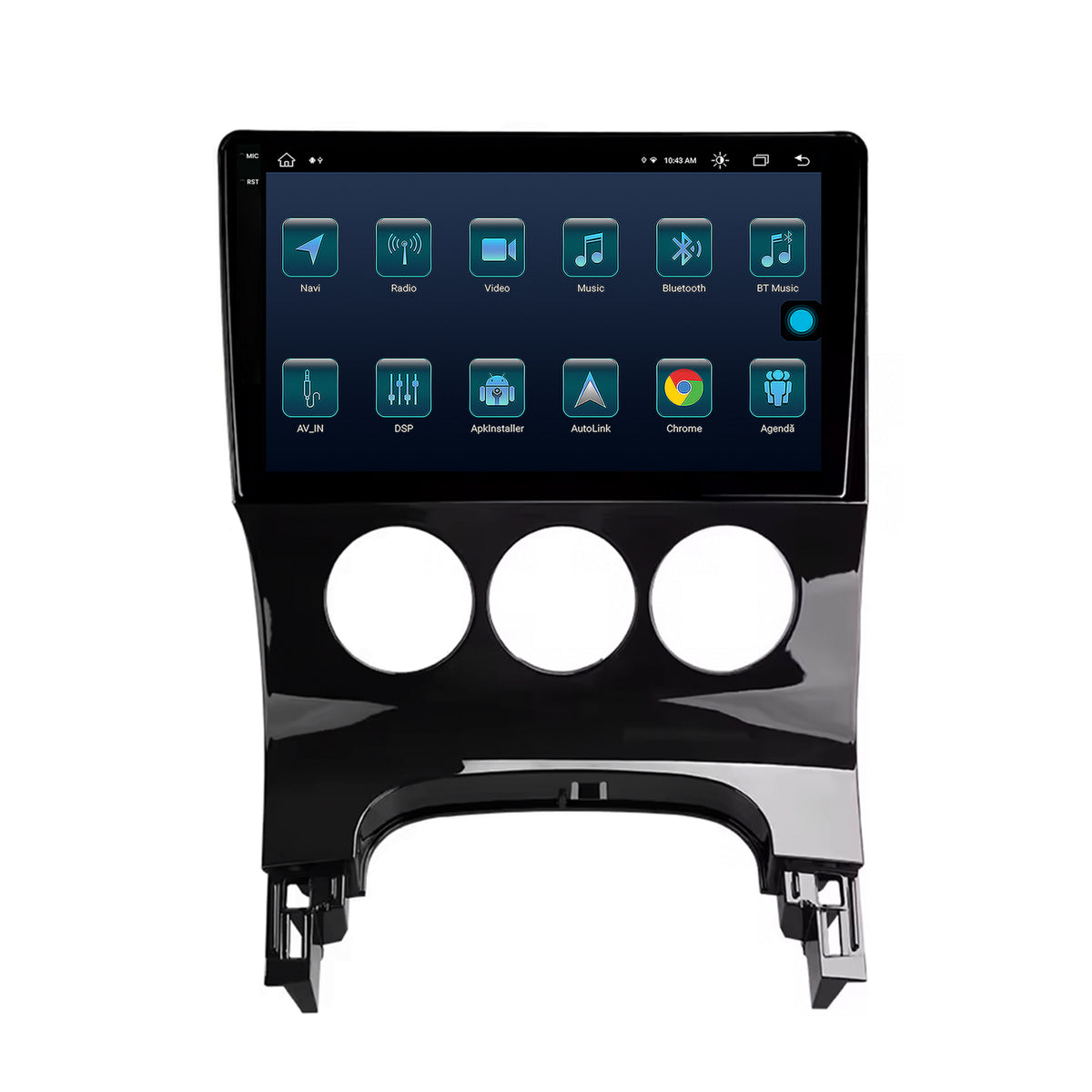Navigatie Peugeot 3008/5008, Android, X-Octacore / 8GB RAM + 256GB ROM, 9.5 Inch - AD-BGX9008+AD-BGRKIT260